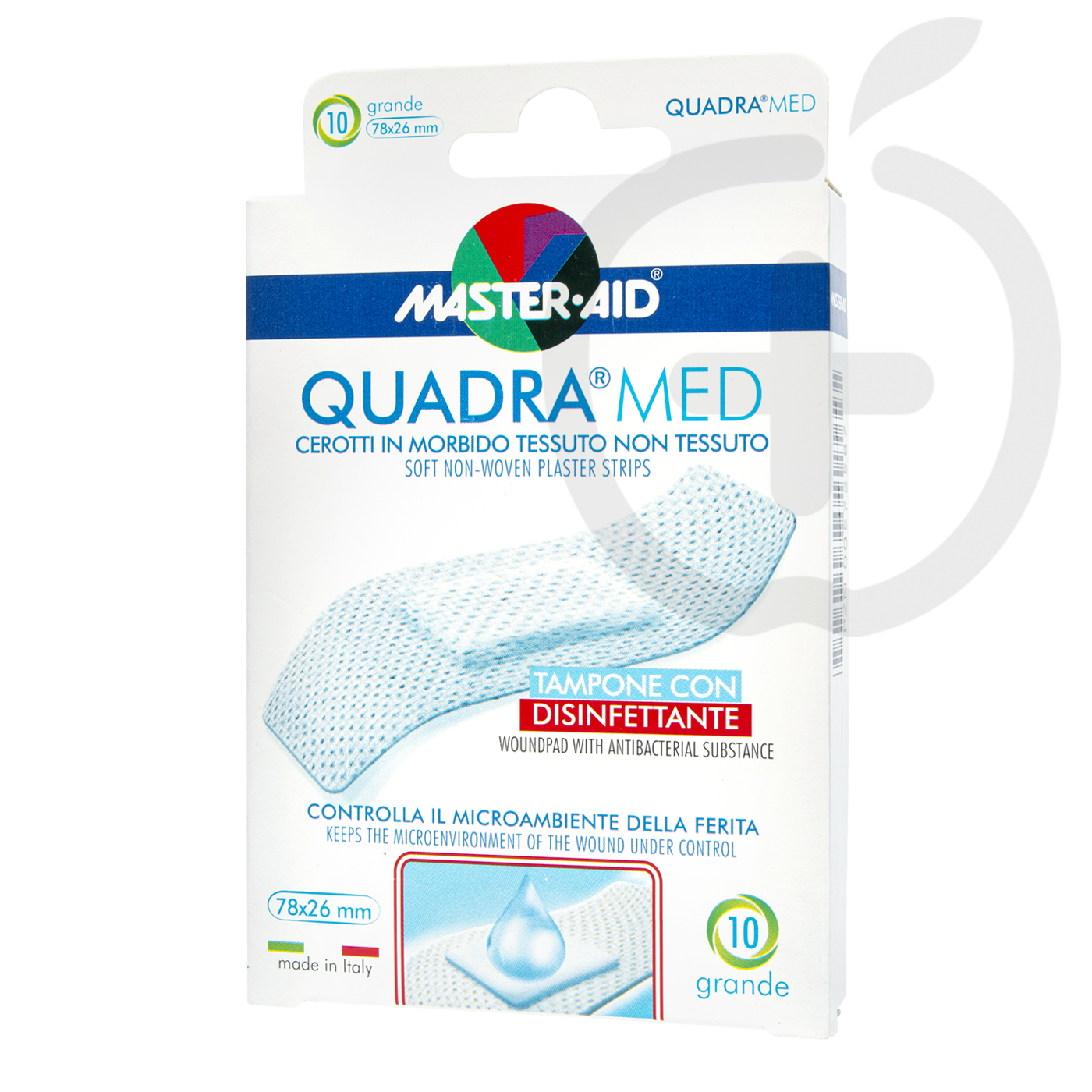 Master Aid Quadramed Grande Sebtapasz 10 Db Avokado Bevásárlás