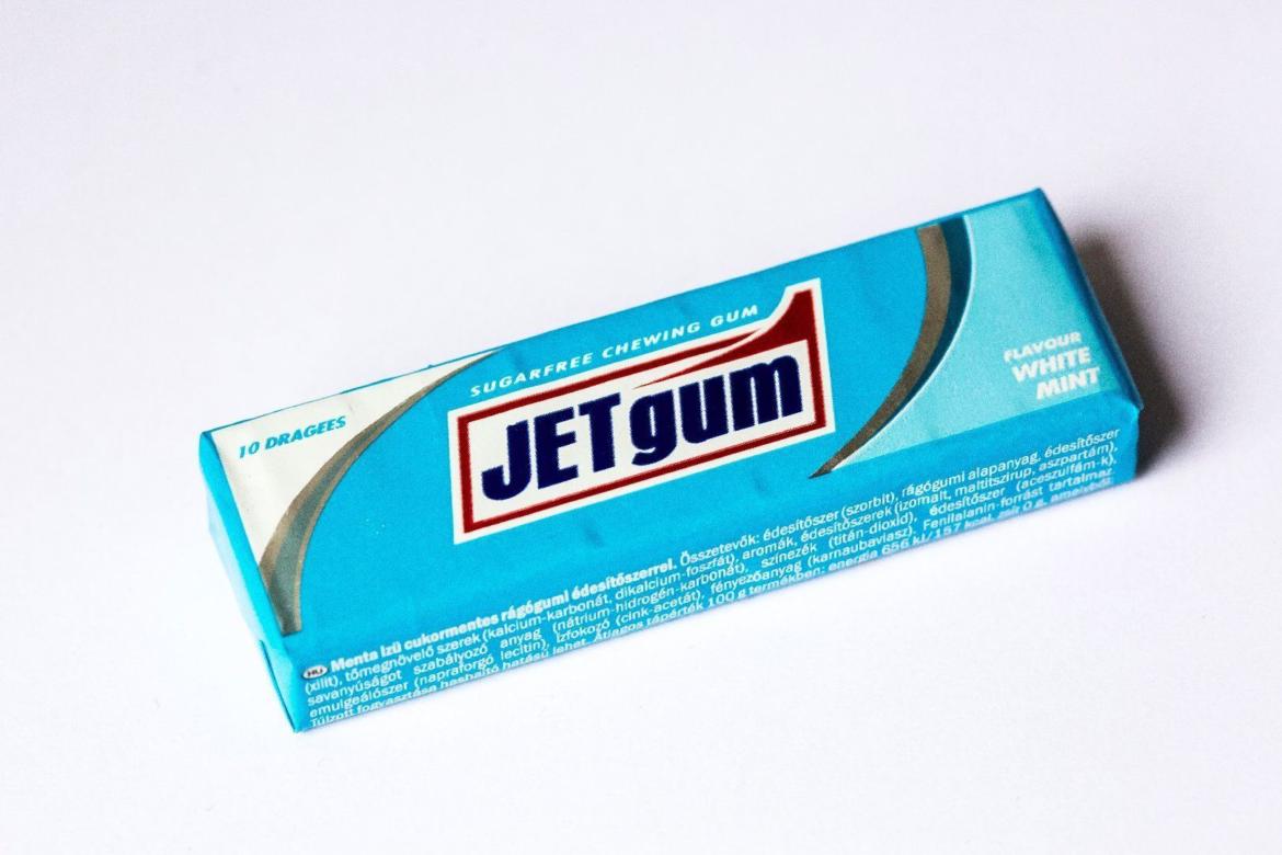 JETgum cukormentes rágógumi white