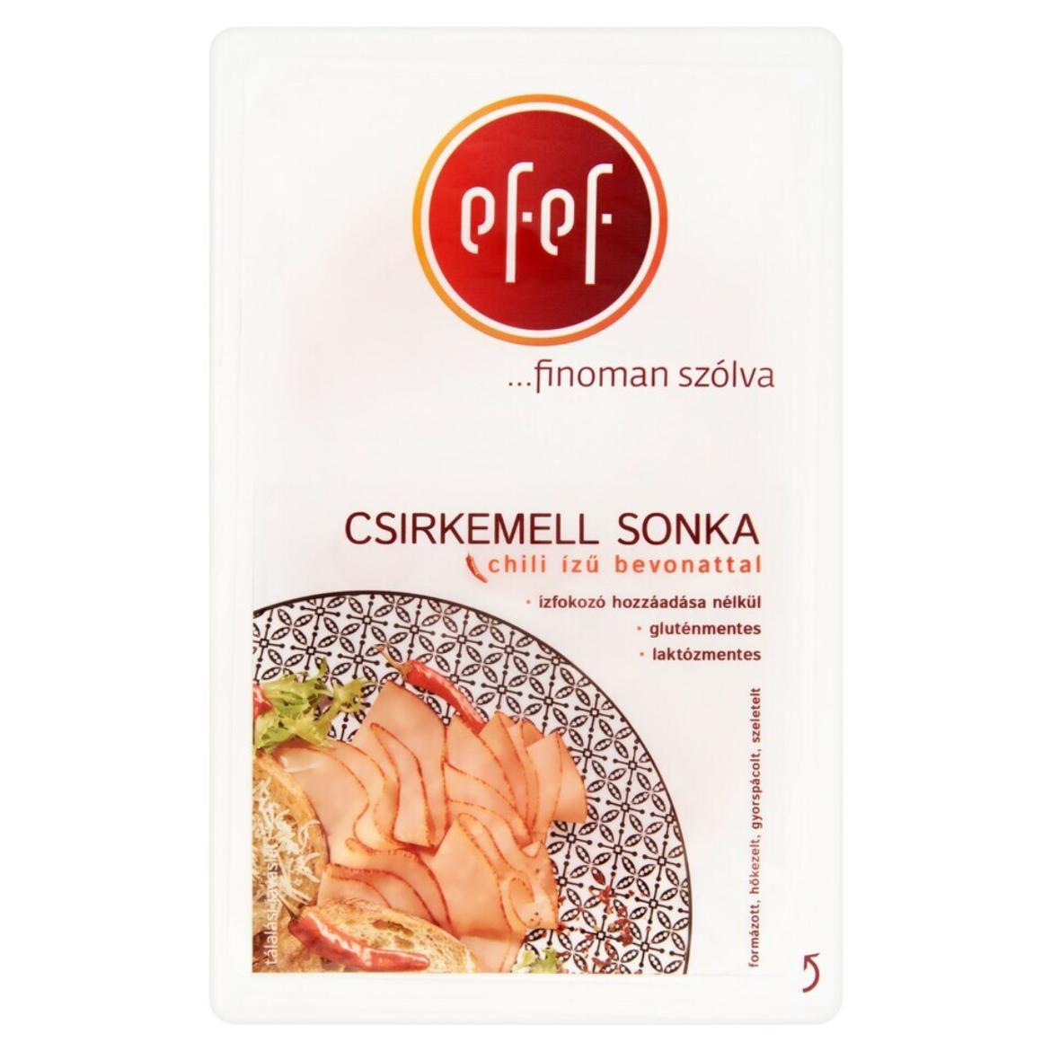 Efef Csemege csirkemell szeletek chili ízű bevonattal, glutén és laktózmentes