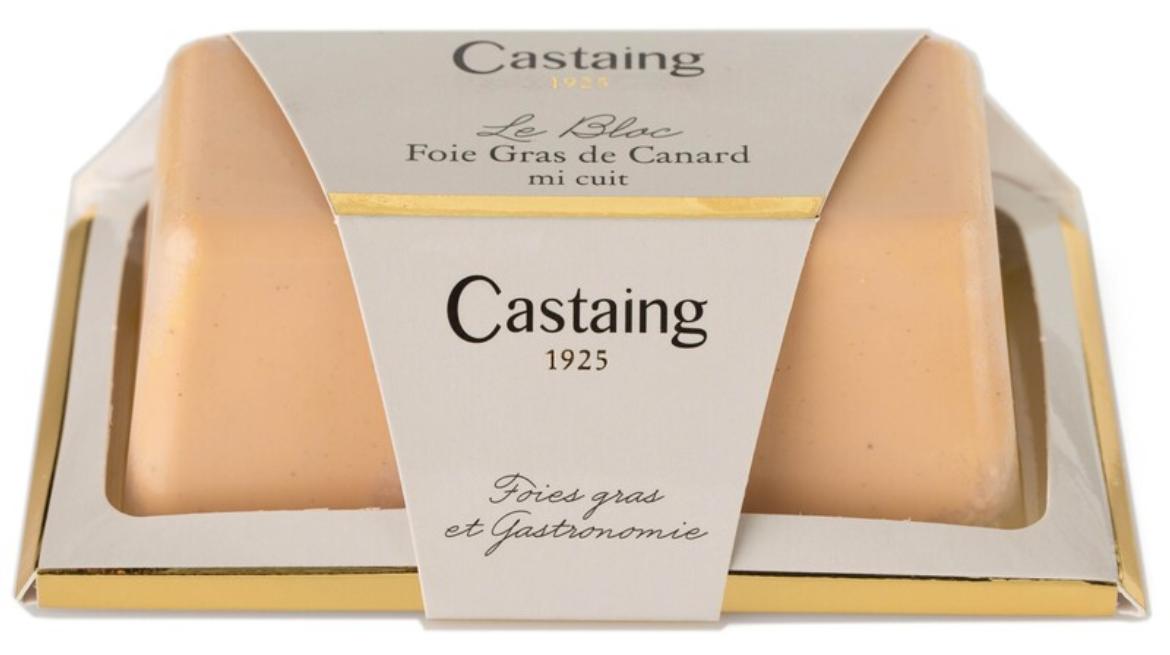 Castaing francia kacsamáj blokk Portói borral 200g