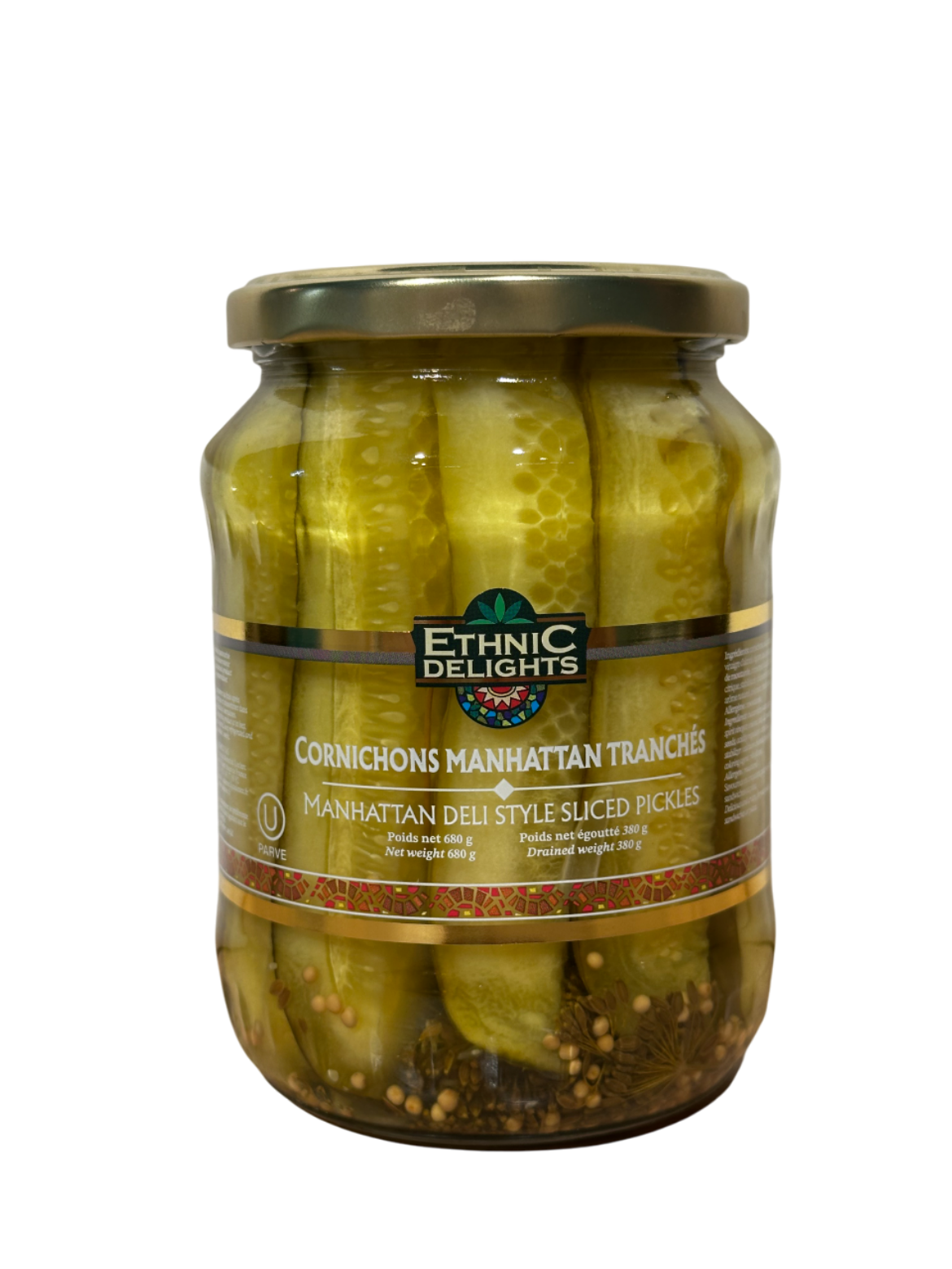 EthnicDelights Manhattan stílusú Cornichon 380g