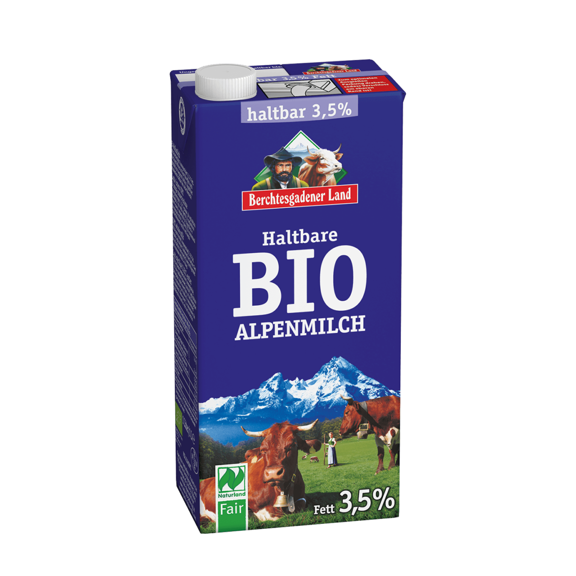 Bio Alpenmilch tartós dobozos tej 3,5% 1l