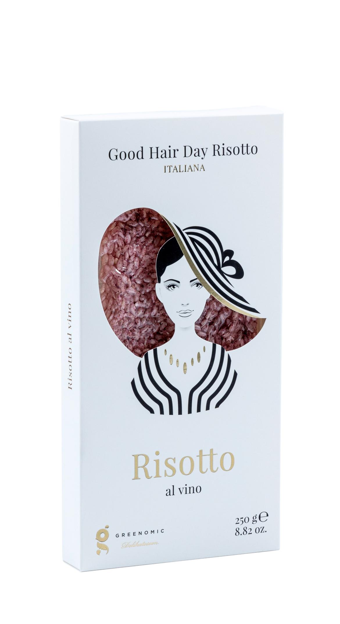 Greenomic Risotto Vörösborral 250g