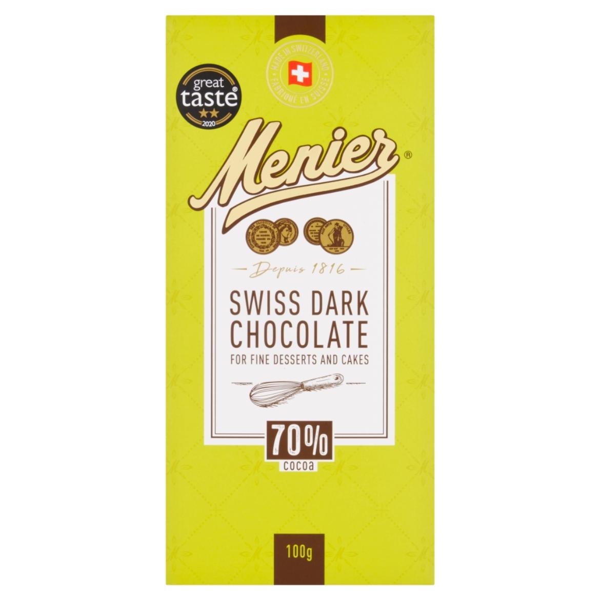 Menier svájci étcsokoládé 100g