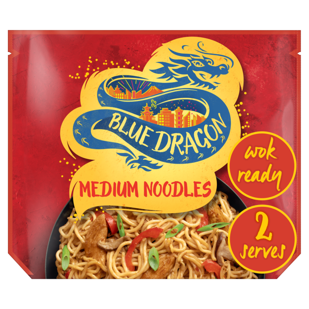 BlueDragon Medium Wok tészta 300g