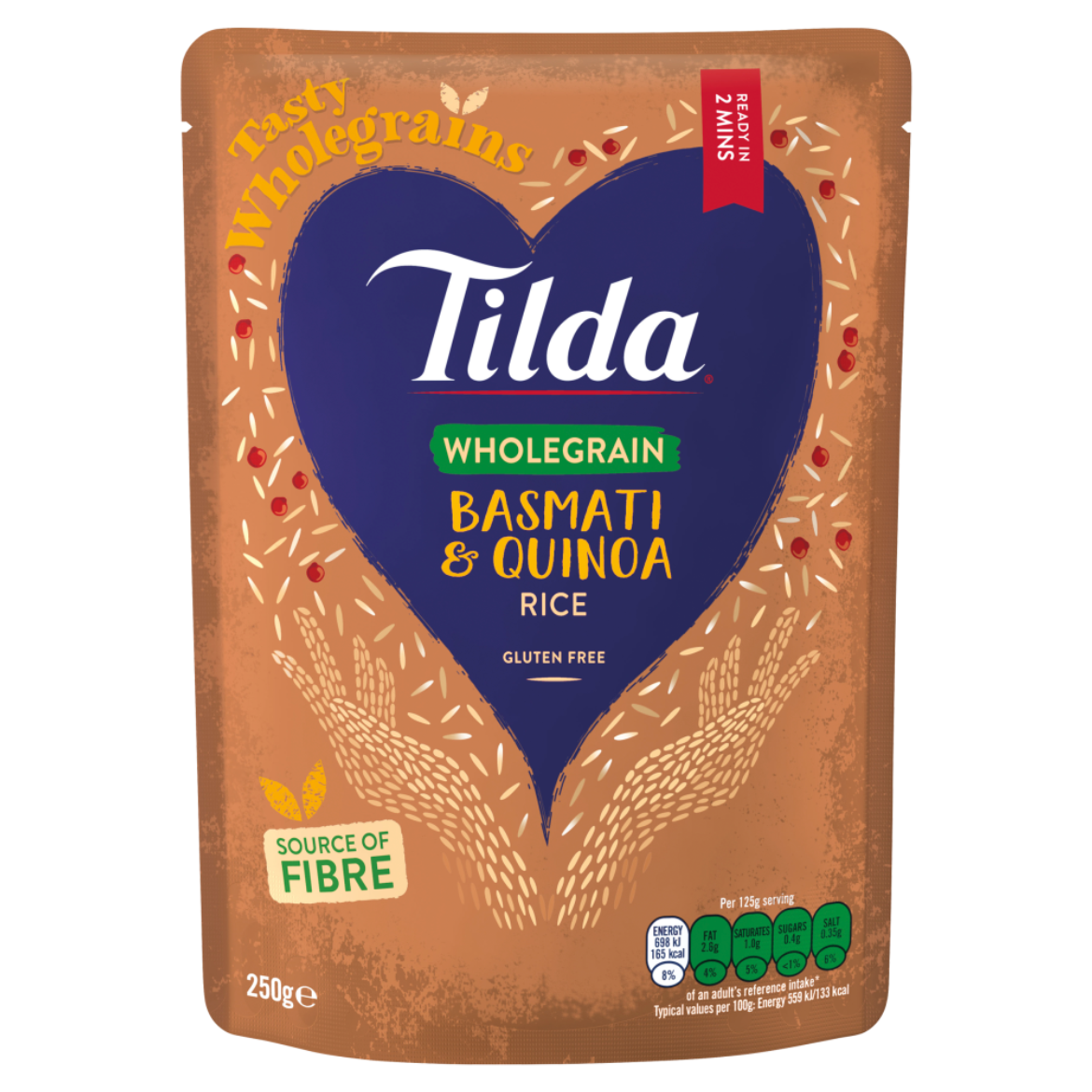 Tilda előgőzölt Basmati barna rizs quinoával 250g