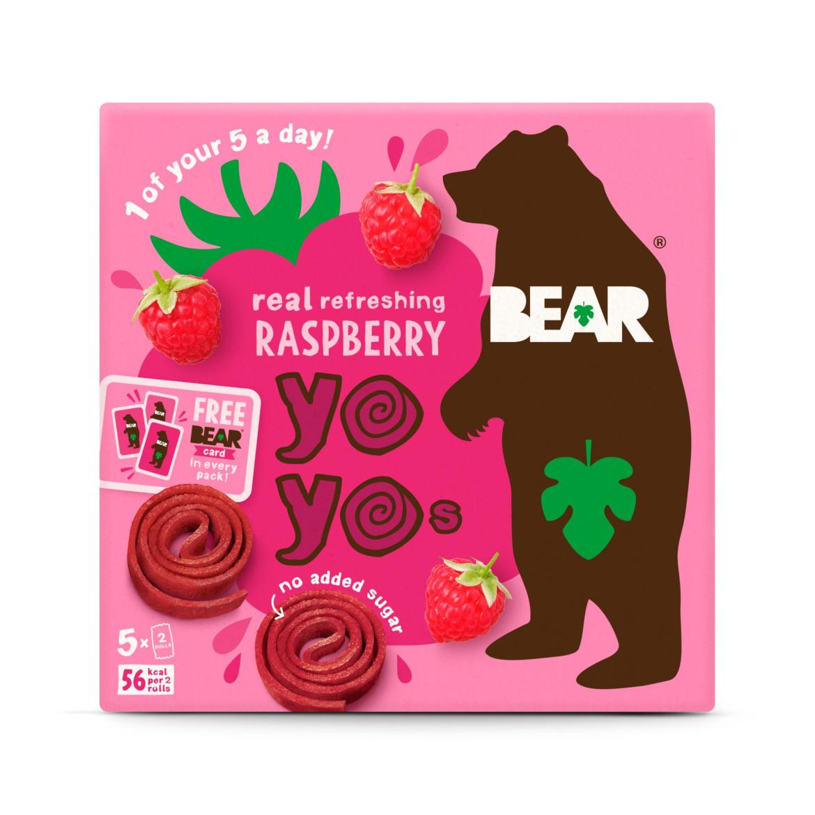 Bear Málnás gyümölcs snack 5x20g