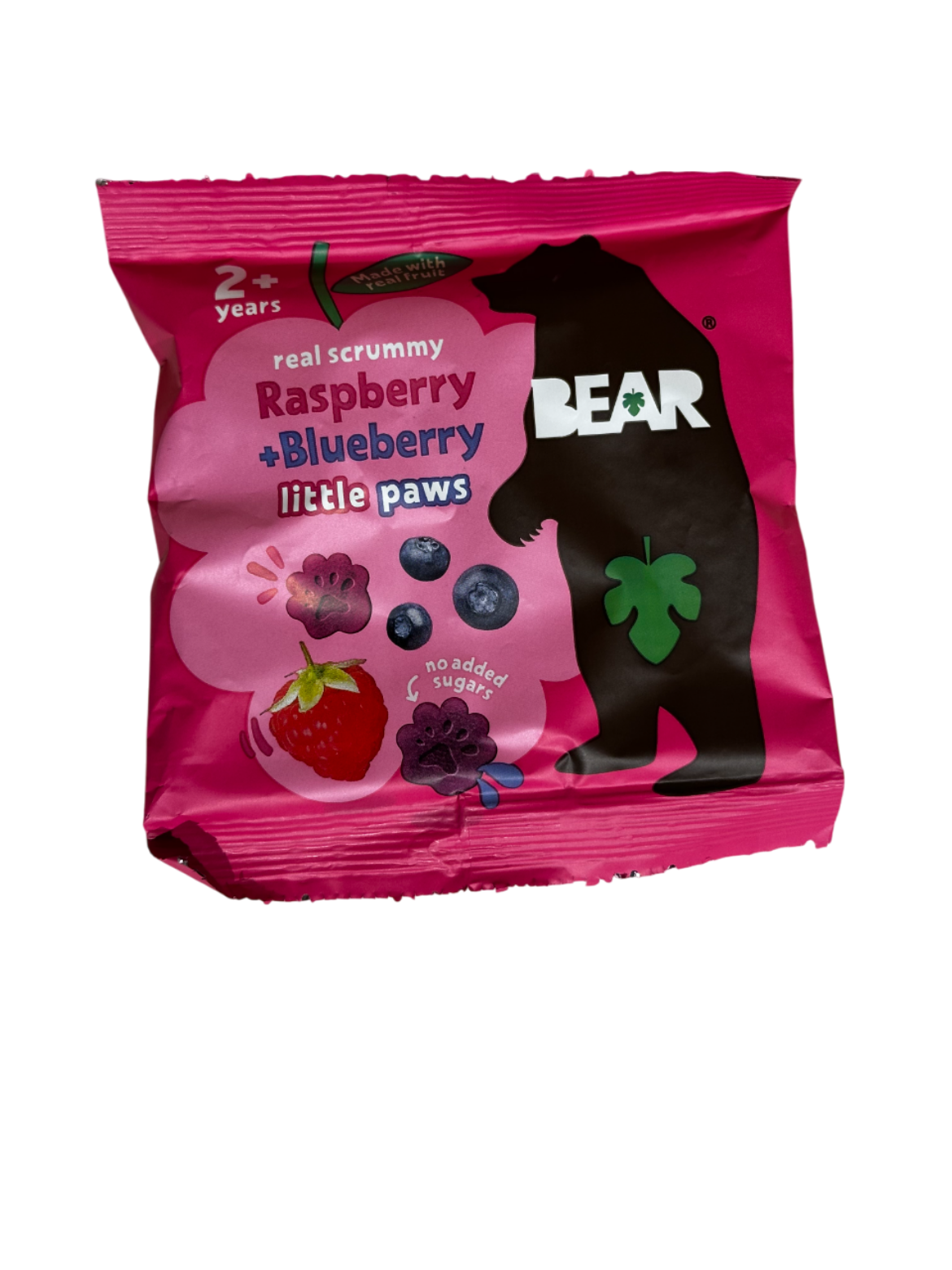 BearPaw Málnás - Áfonyás gyümölcs snack 20g