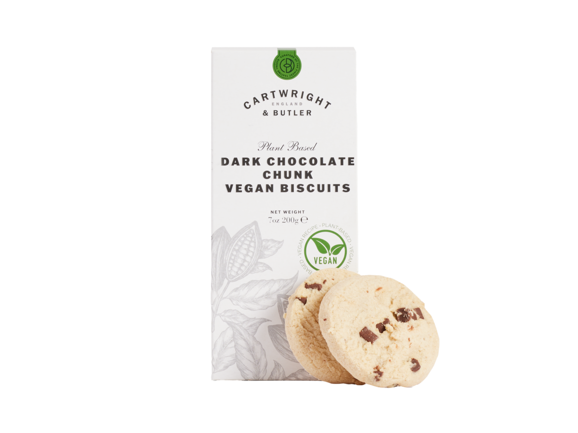 C&B Vegán étcsokoládé darabos keksz 200g