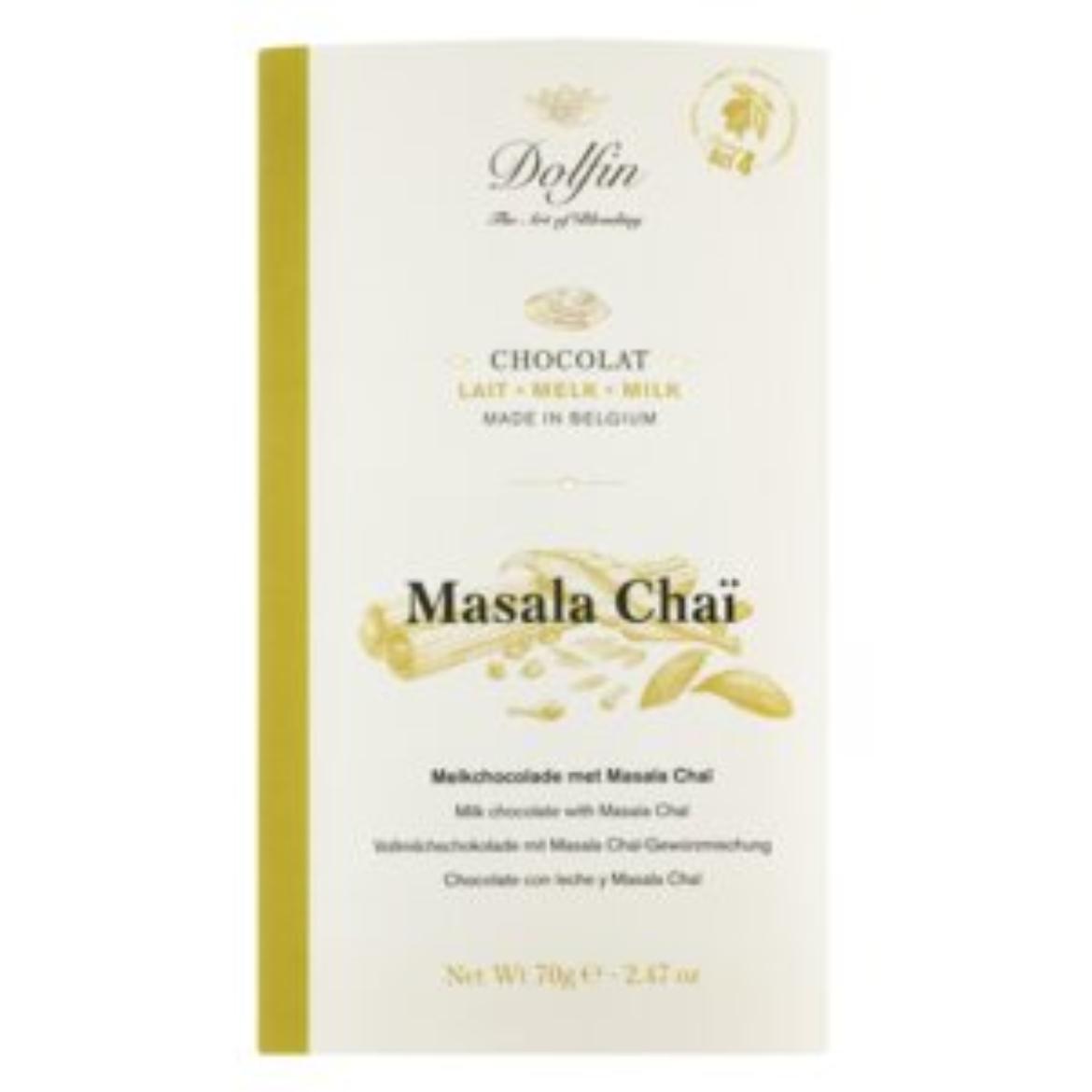 Dolfin Tejcsokoládé Masala Chai-al 70g