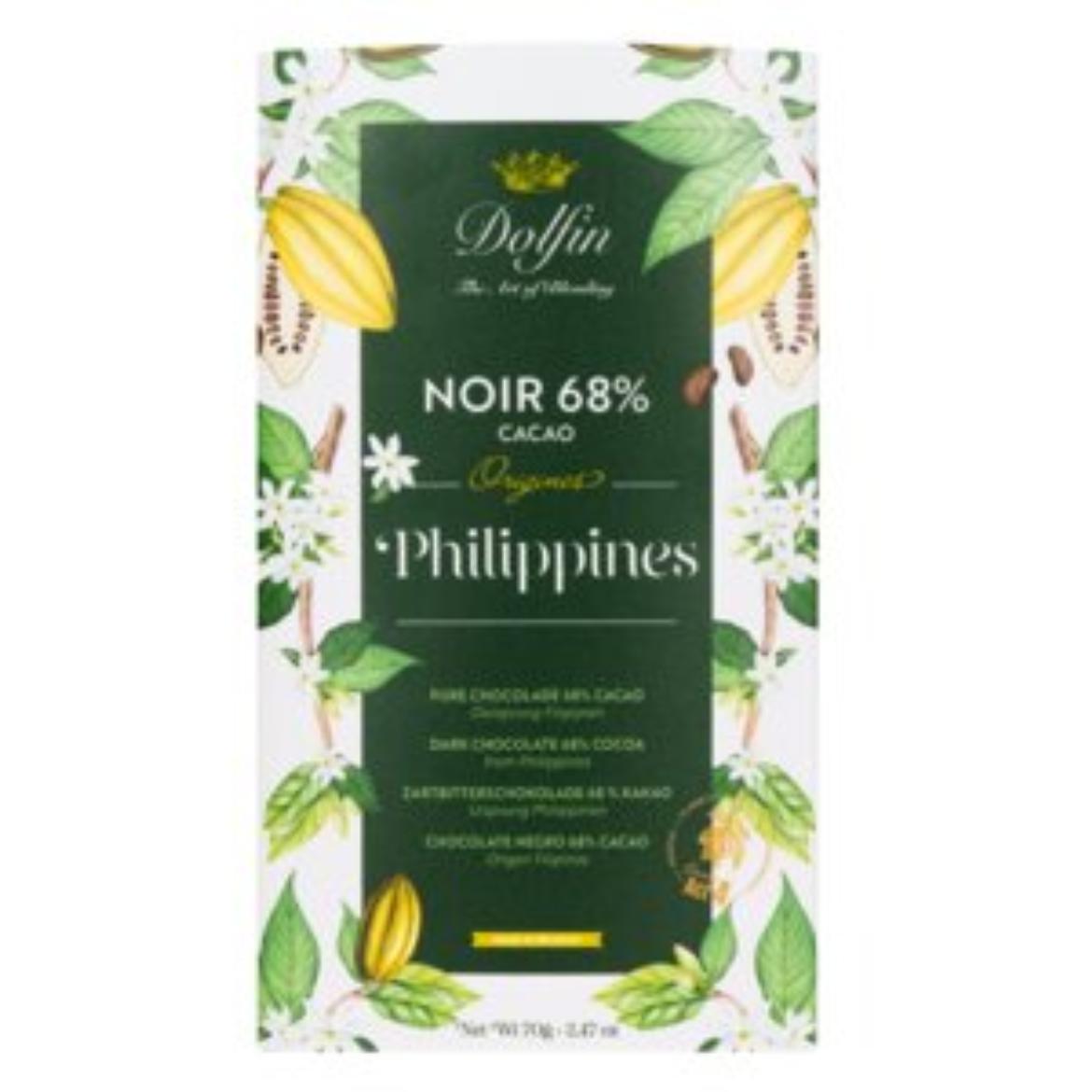 Dolfin 68%-os étcsokoládé Philippines 70g