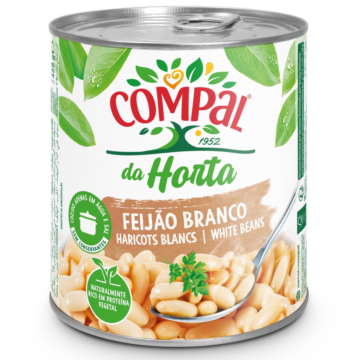 Compal Fehér bab 845g