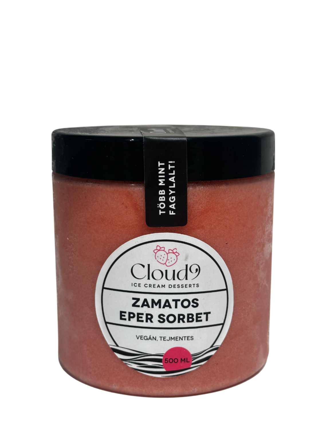 Cloud9 Mentes zamatos Eper fagylalt 500ml