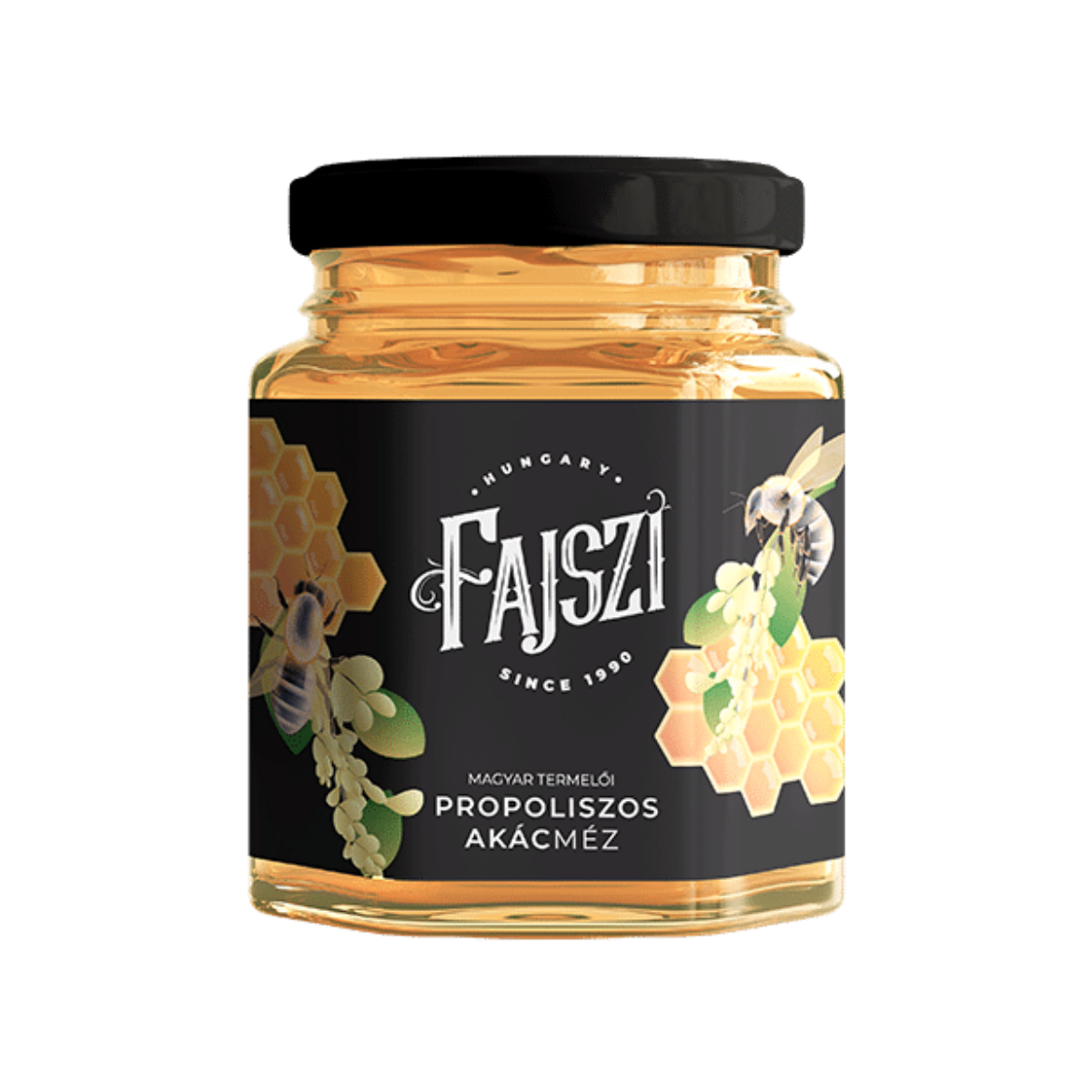 Fajszi kistermelői Propoliszos Akácméz 250g