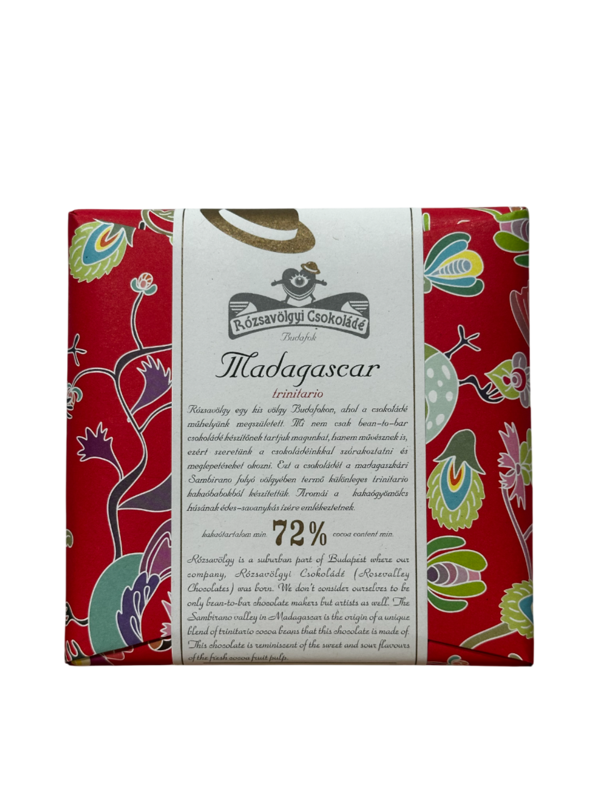 Rózsavölgyi 72%-os (Madagaszkár) étcsokoládé  70g