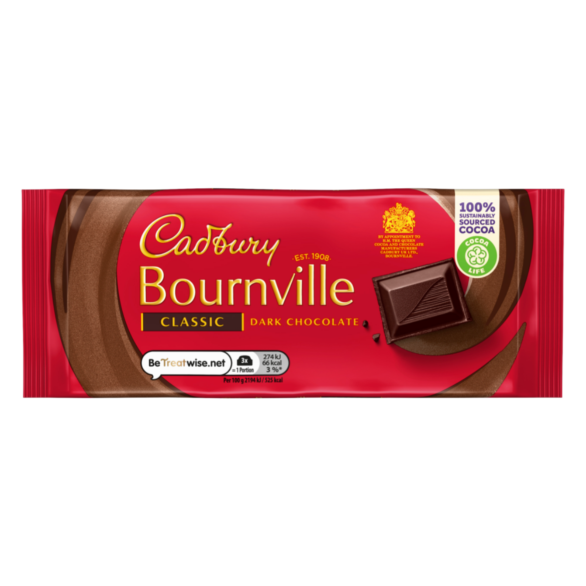 Cadbury Bournville étcsokoládé 100g
