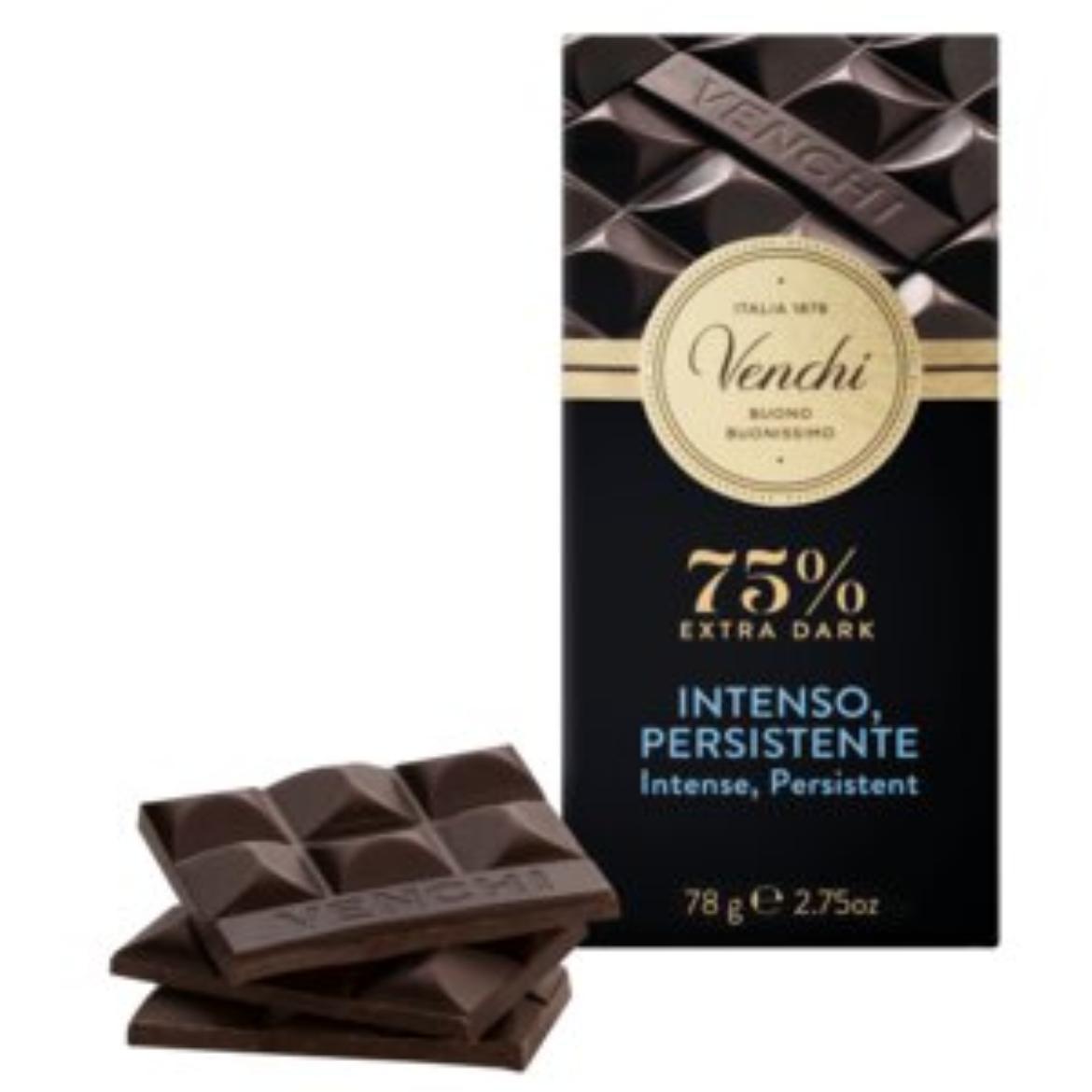 Venchi 75%-os étcsokoládé 78g