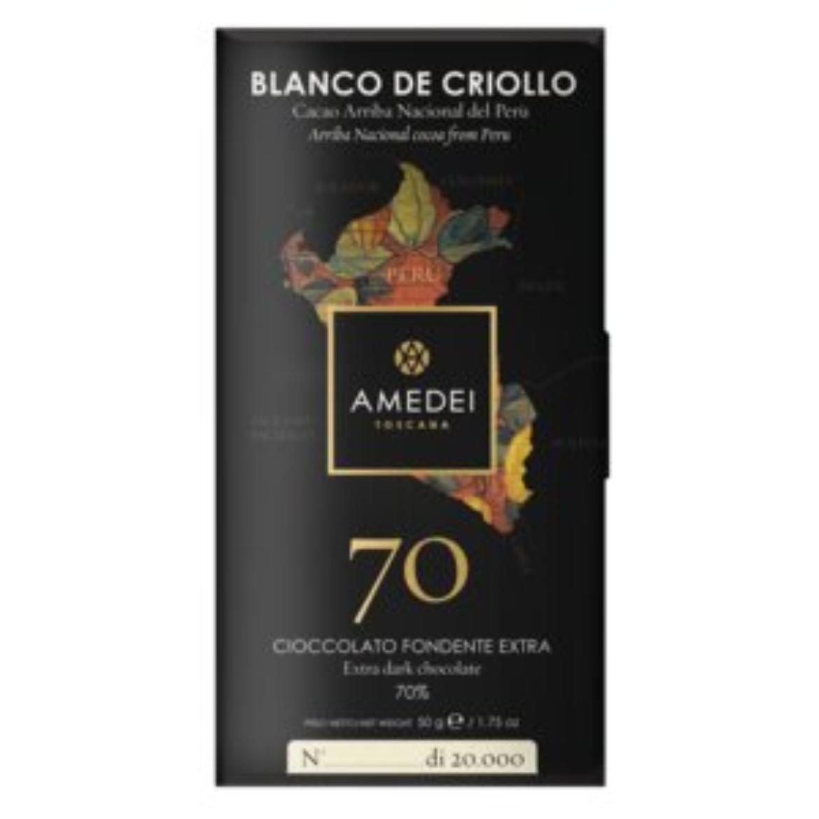 Amedei B.de Criollo étcsokoládé 70%, limitált 50g