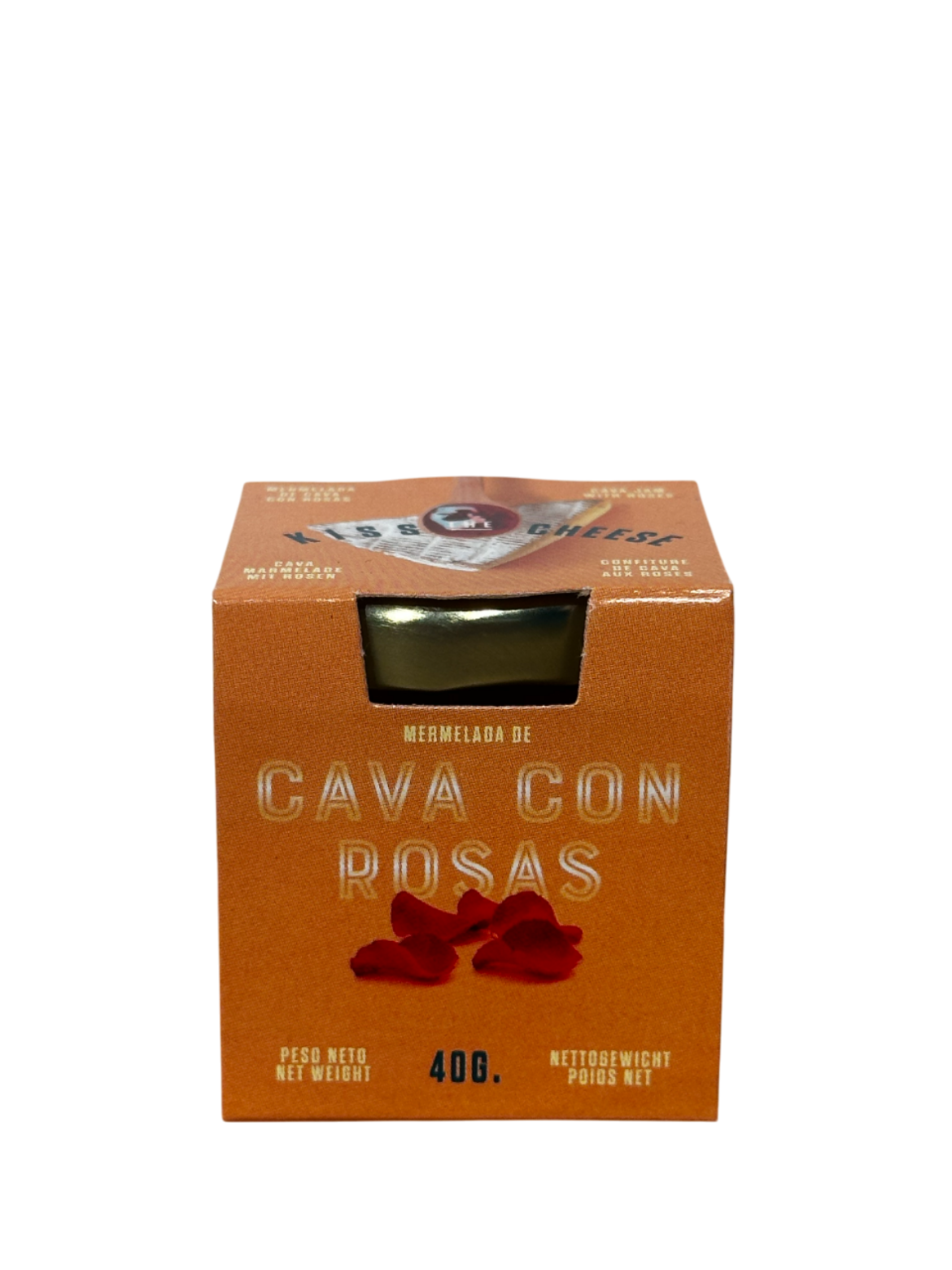 KissCheese Cava lekvár rózsával 40g