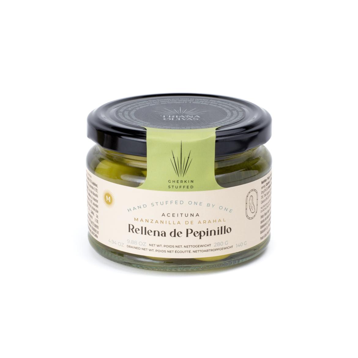 DG Manzanilla olajbogyó sav.uborkával töltve 280g