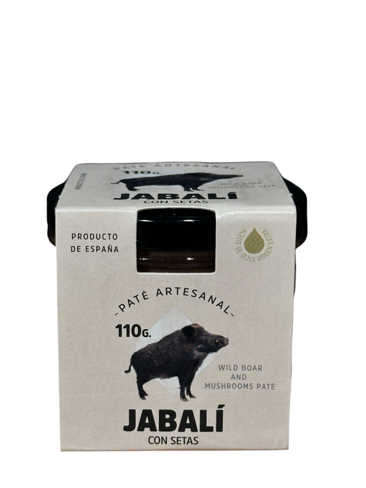 PatéArtesanal Vaddisznó pástétom gombával 110g