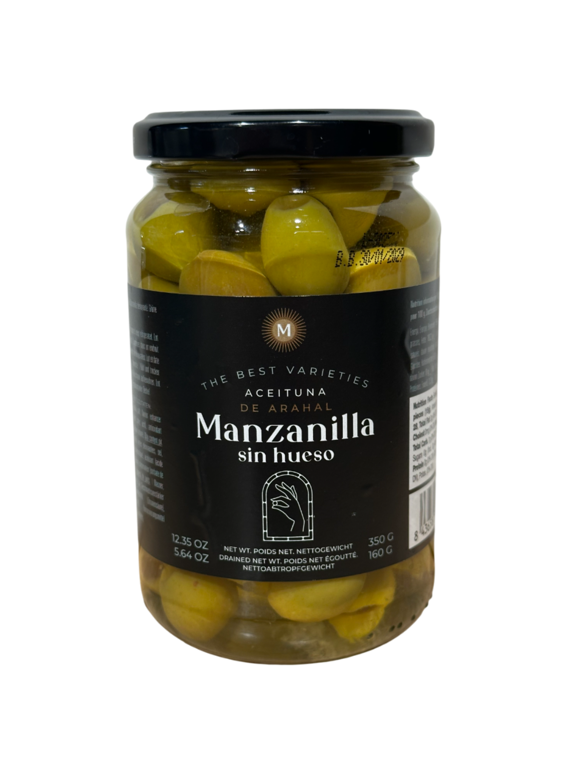 DG Manzanilla olajbogyó, magozott 350g