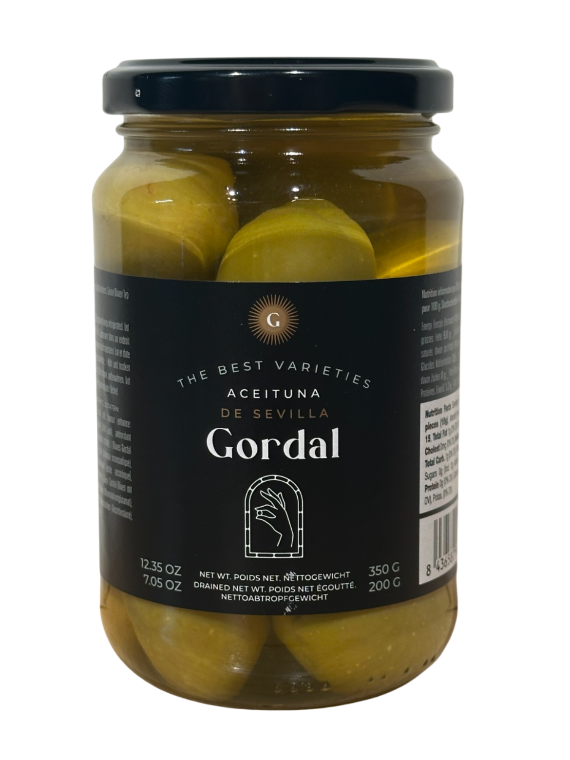 DG Gordal olajbogyó, egész 350g