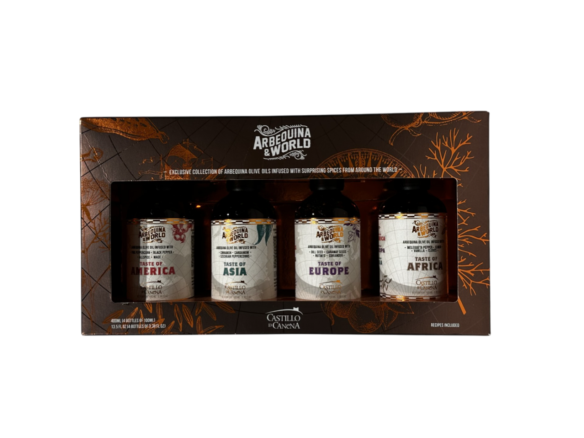 CastilloDeCanena Olívaolaj World Gift box 4x100ml