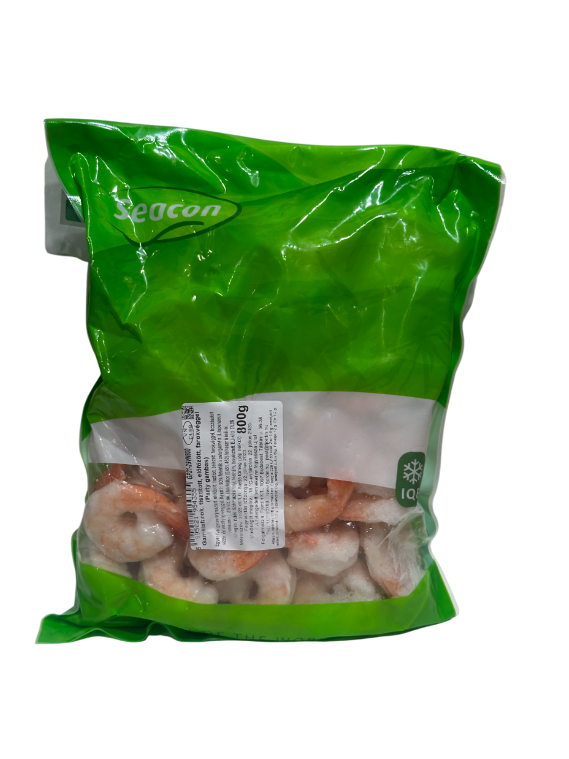 Fagy. Garnélafarok,tisztított,előfőzött 21/25 800g