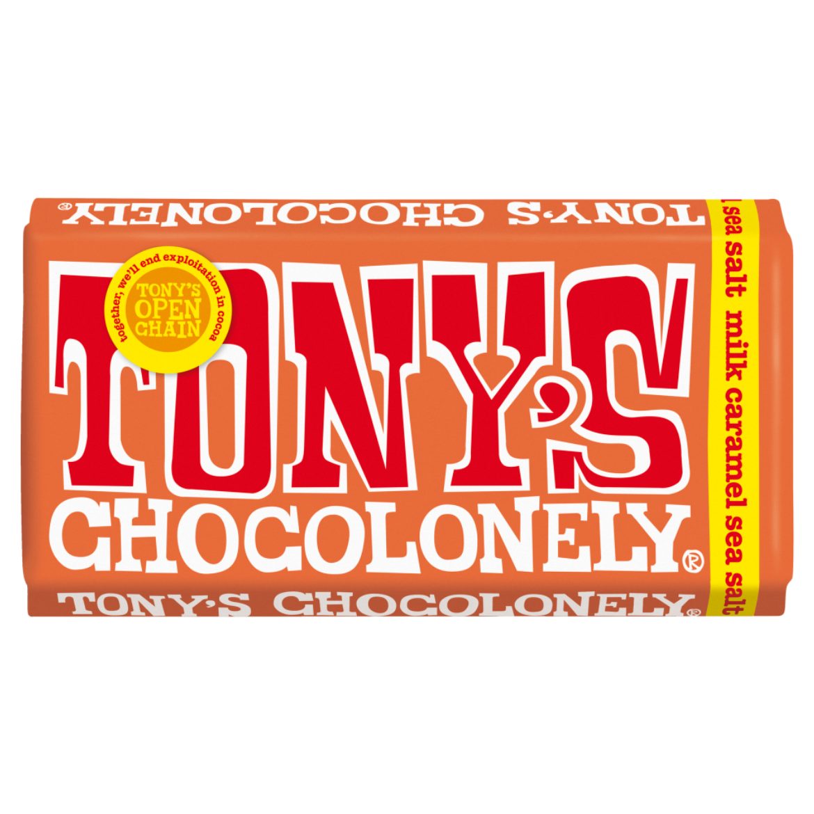 Tony's tengeri sós- karamellás tejcsokoládé 180g