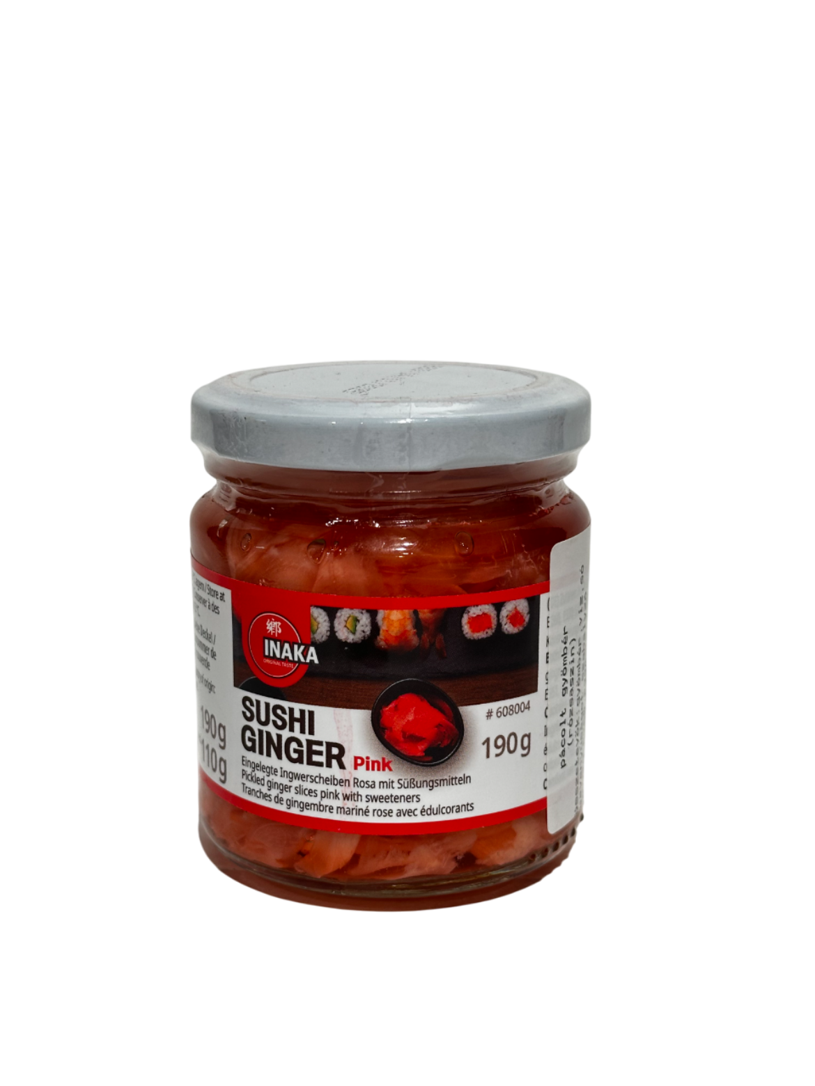 Inaka rózsaszín ecetes gyömbér 190g