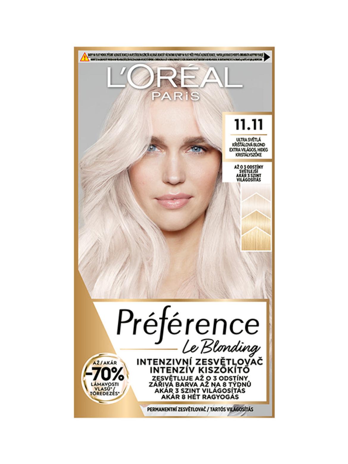 L'Oréal Paris Préférence hajfesték 11.11 Le Blonding