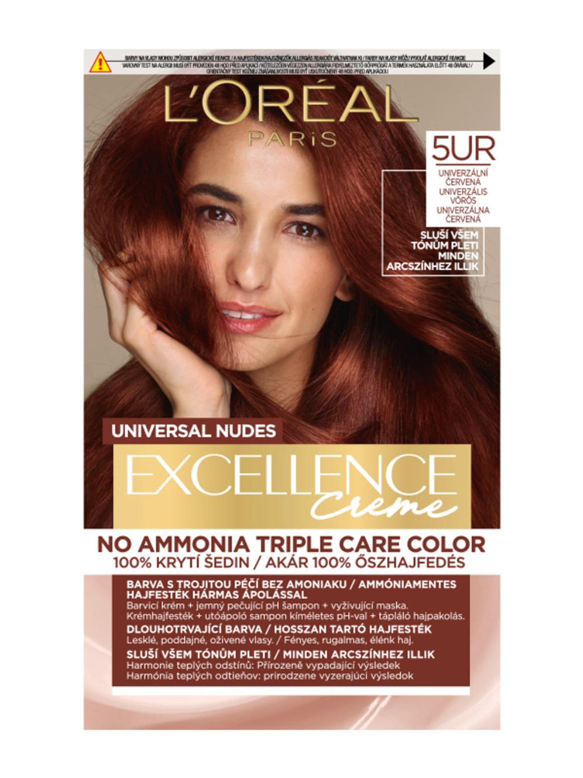L'Oréal Paris Excellence Universal Nudes hajfesték /5U vörös