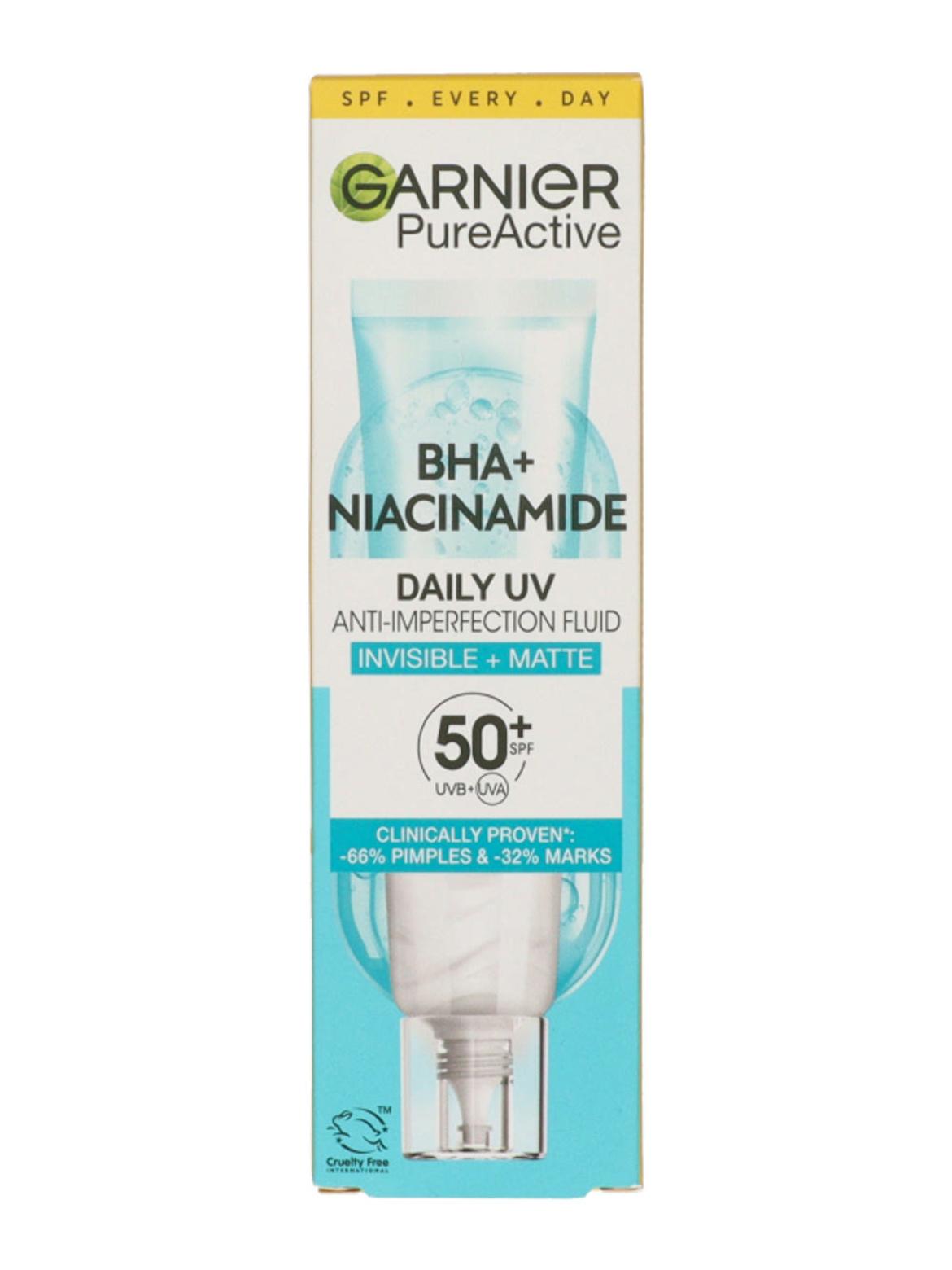 Garnier Pure Active fényvédő fluid SPF50