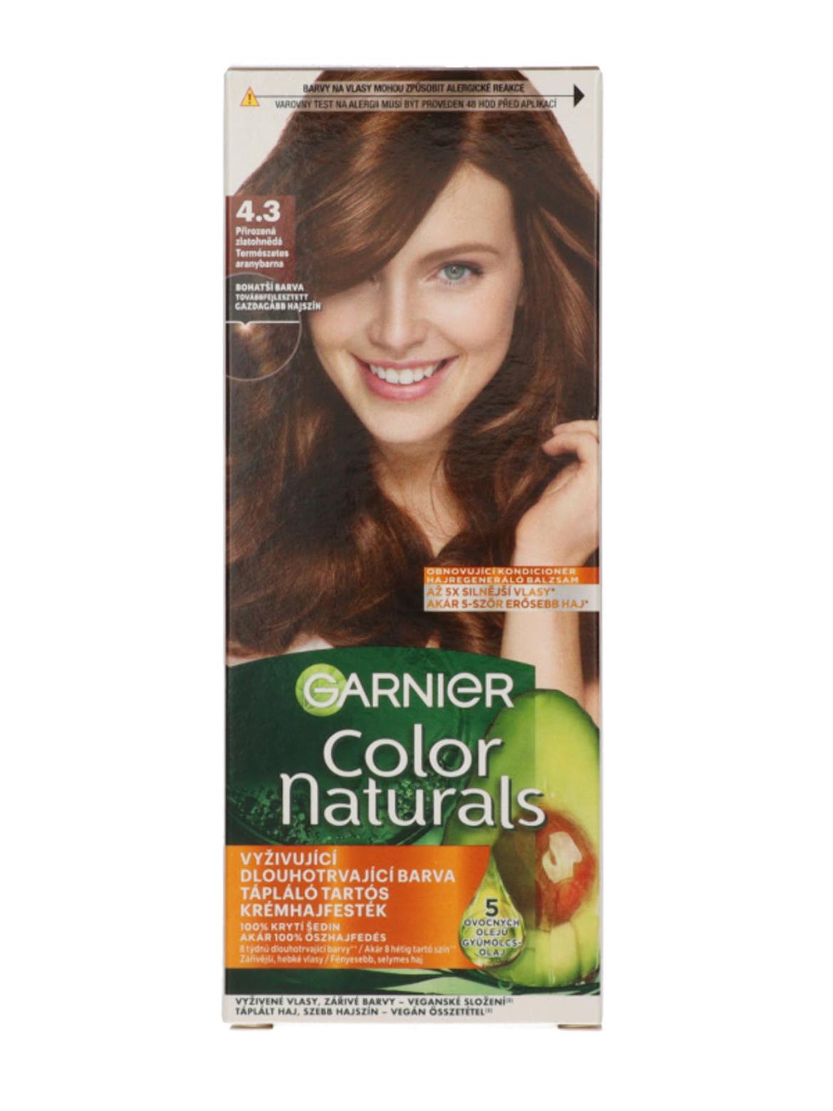 Garnier Color Naturals tartós hajfesték /4.3 Gold Brown