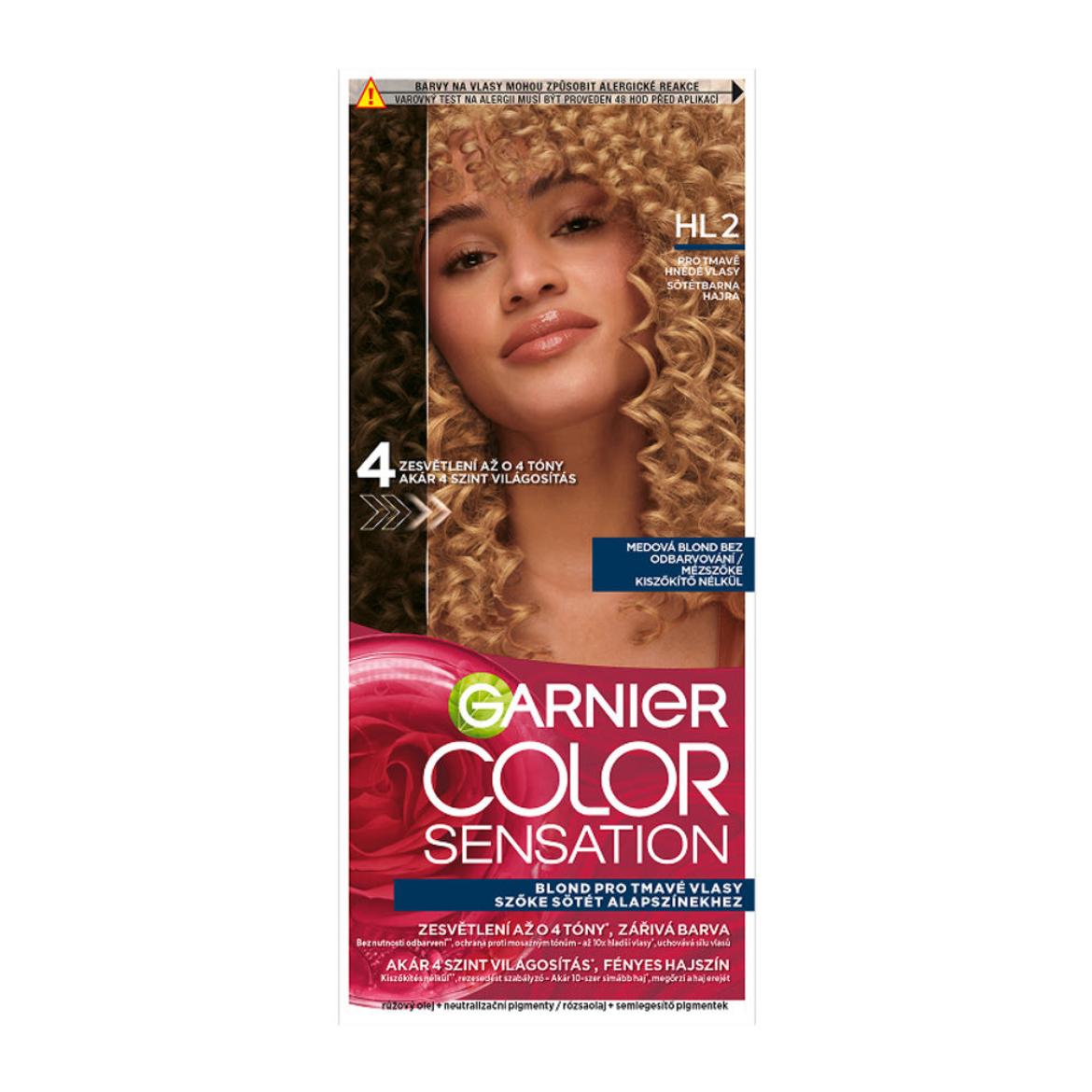 Garnier Color Sensation tartós hajfesték /7.31 sötét barna