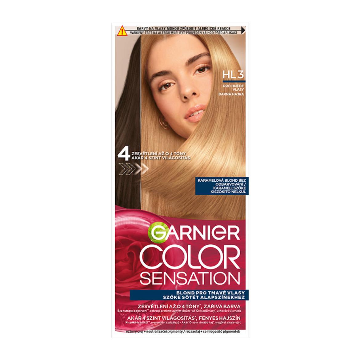 Garnier Color Sensation tartós hajfesték /8.31 barna