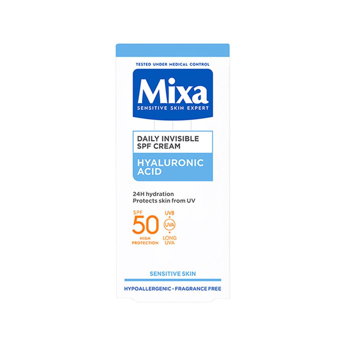Mixa Hyaluronic Acid arckrém SPF50