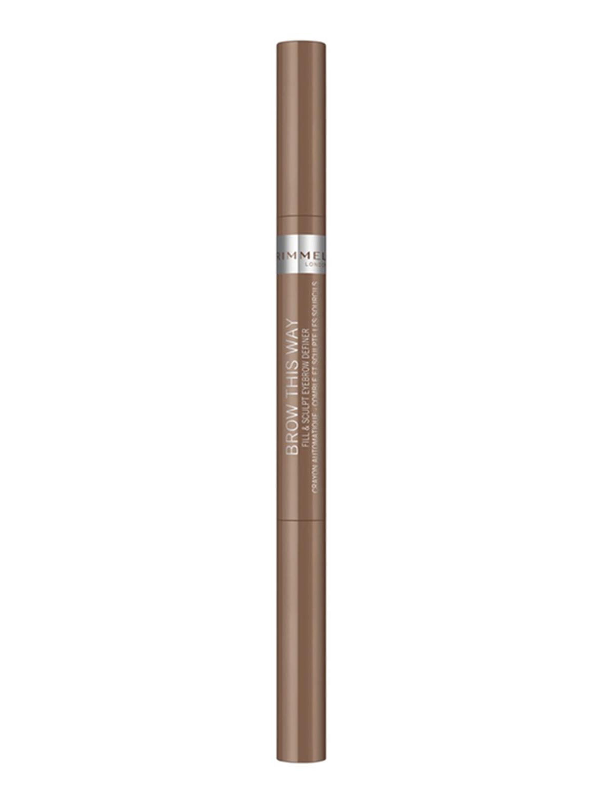 Rimmel Brow This Way Fill & Sculpt szemöldökceruza /001