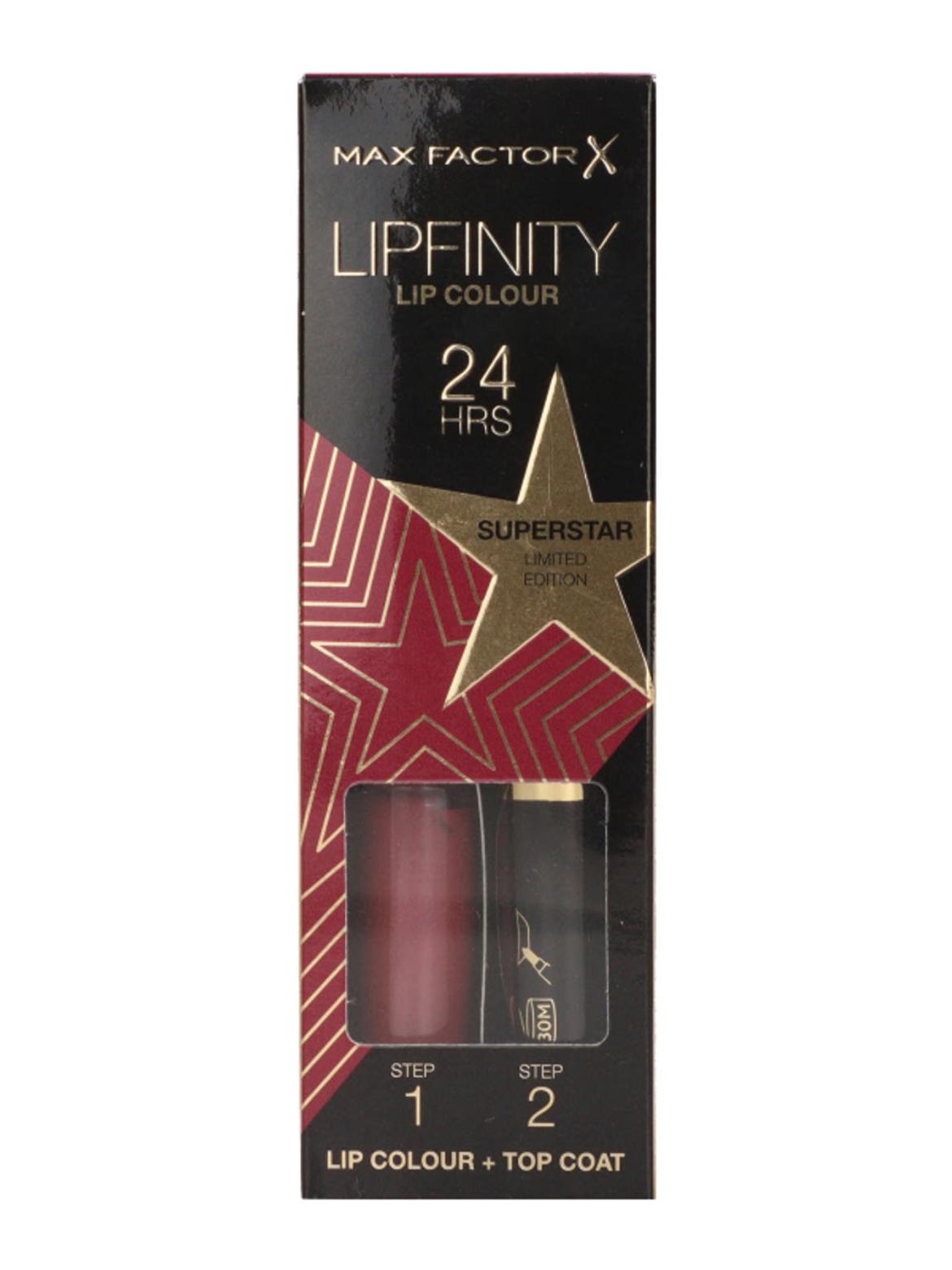 Max Factor Lipfinity kétlépcsős tartós ajakrúzs /086 risingstar