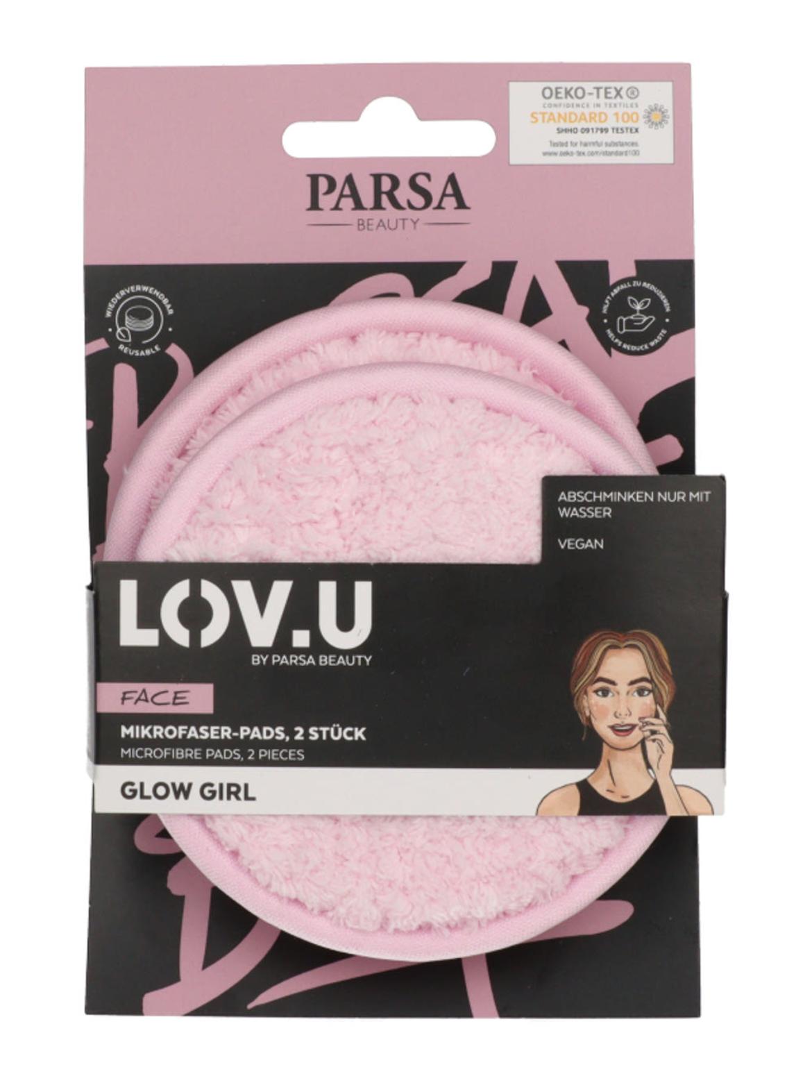 Parsa Beauty Lov.U arctisztító párna mikroszálas
