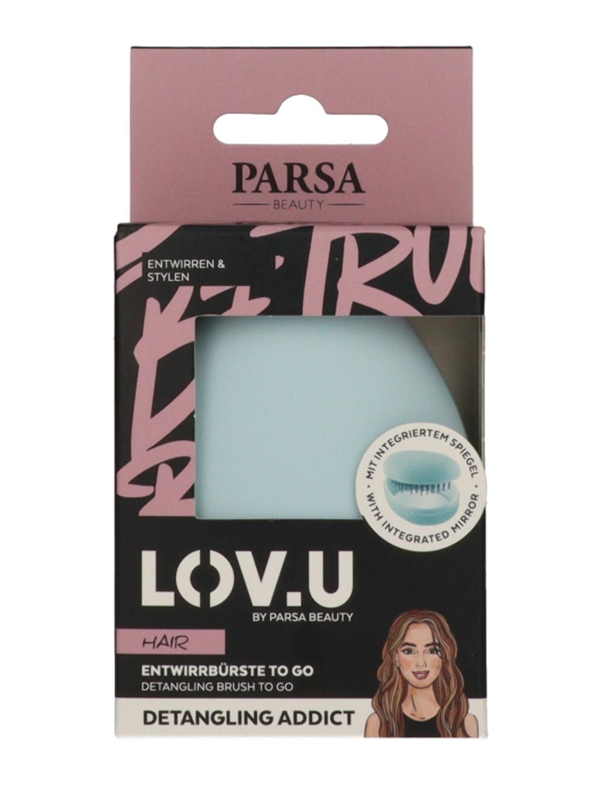 Parsa Beauty Lov.U hajbontó kefe /rózsaszín, menta