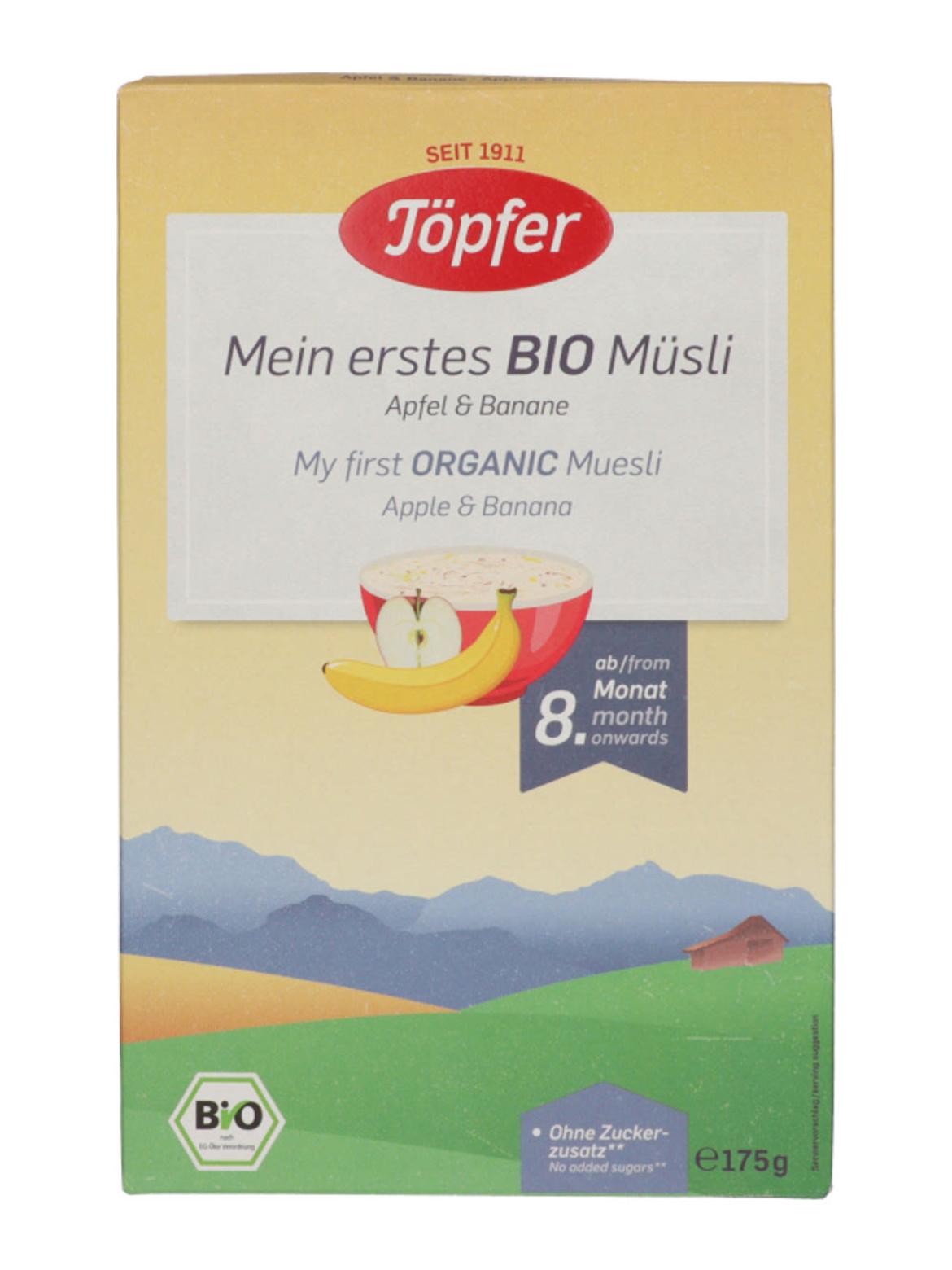Töpfer Bio müzli almával és banánnal 8 hónapos kortól