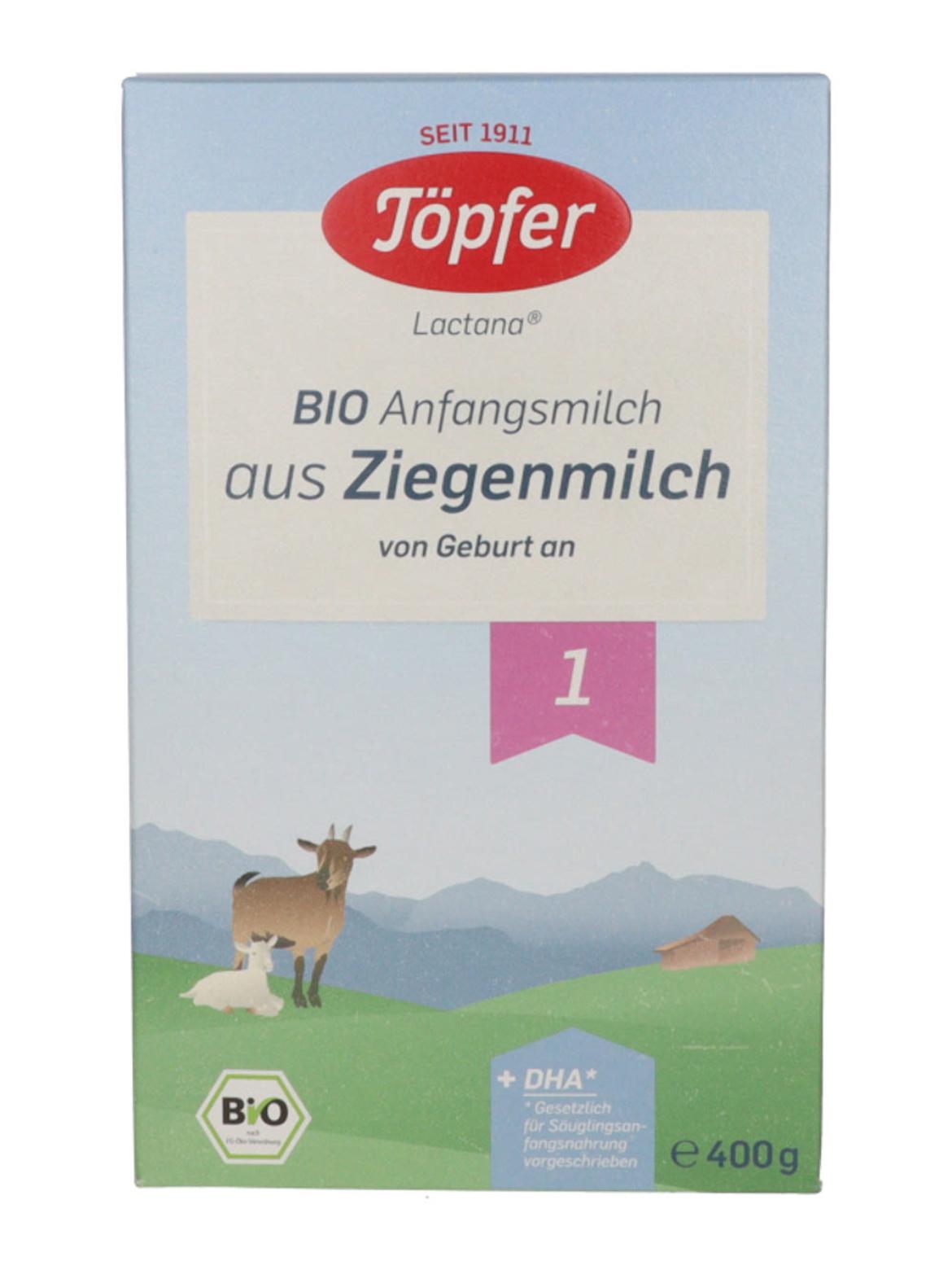 Töpfer Bio 1 Kecsketej alapú anyatej-helyettesítő tápszer újszülött kortól