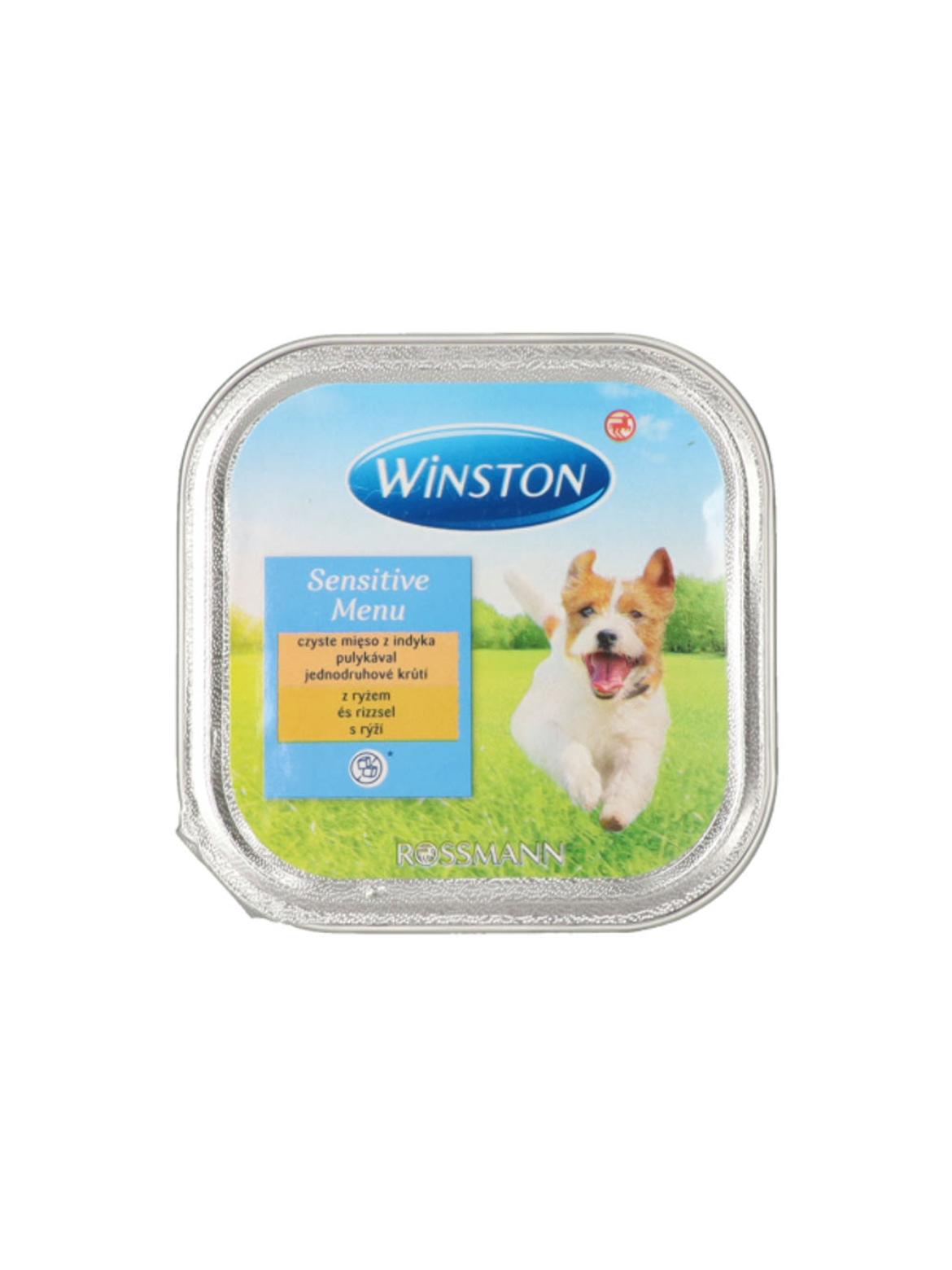 Winston Fenséges Menü alutasak kutyáknak, pulyka és rizs