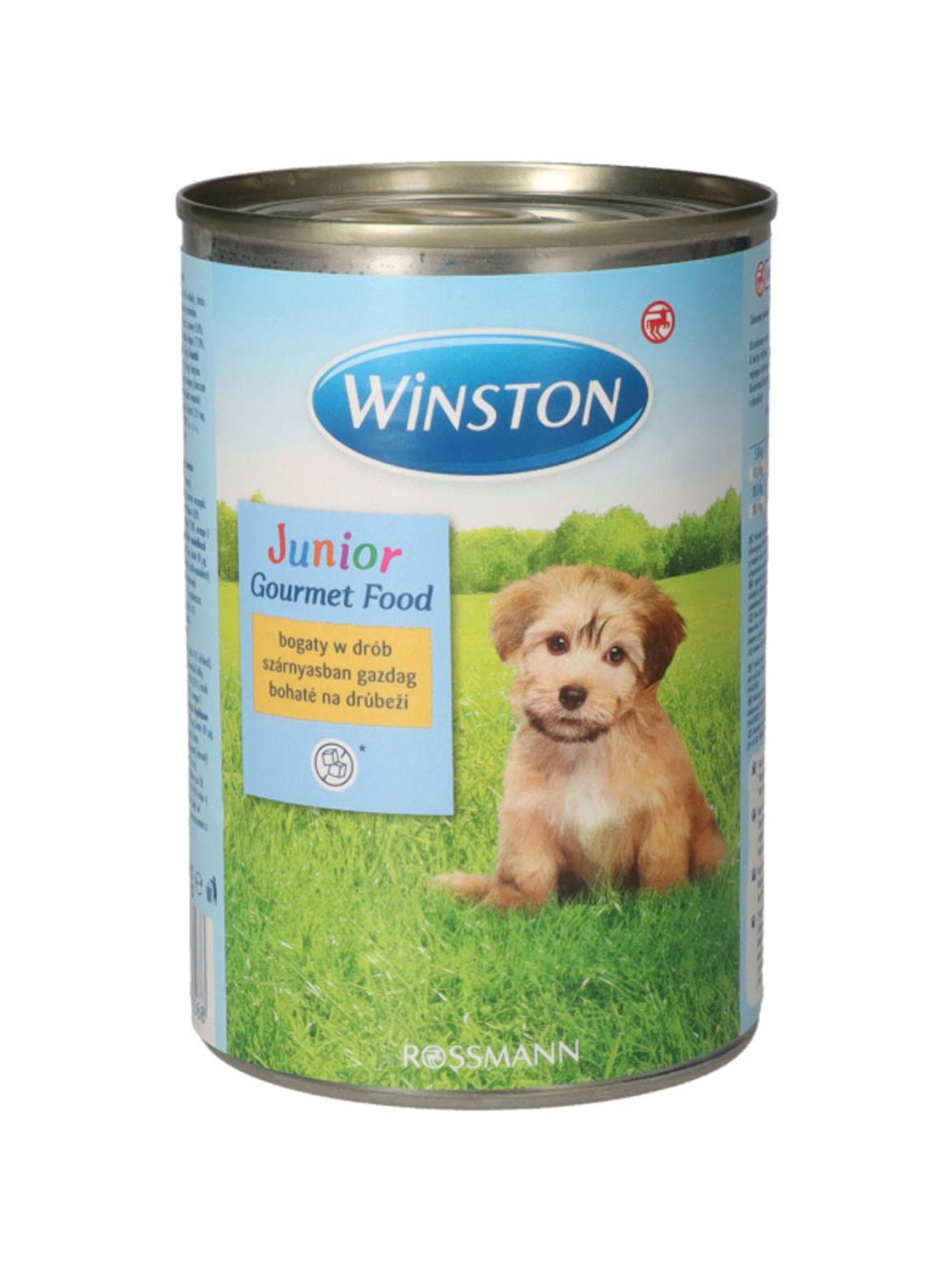 Winston Fenséges Menü Junior konzerv kutyáknak, szányashússal