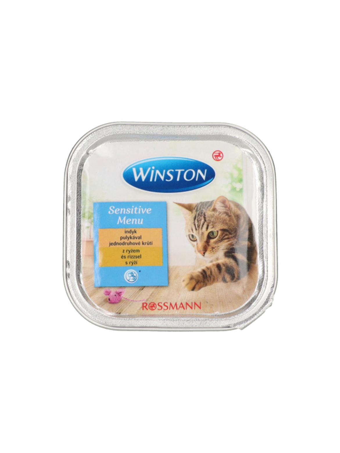 Winston Fenséges Menü alutál macskáknak, pulykahús rizzsel