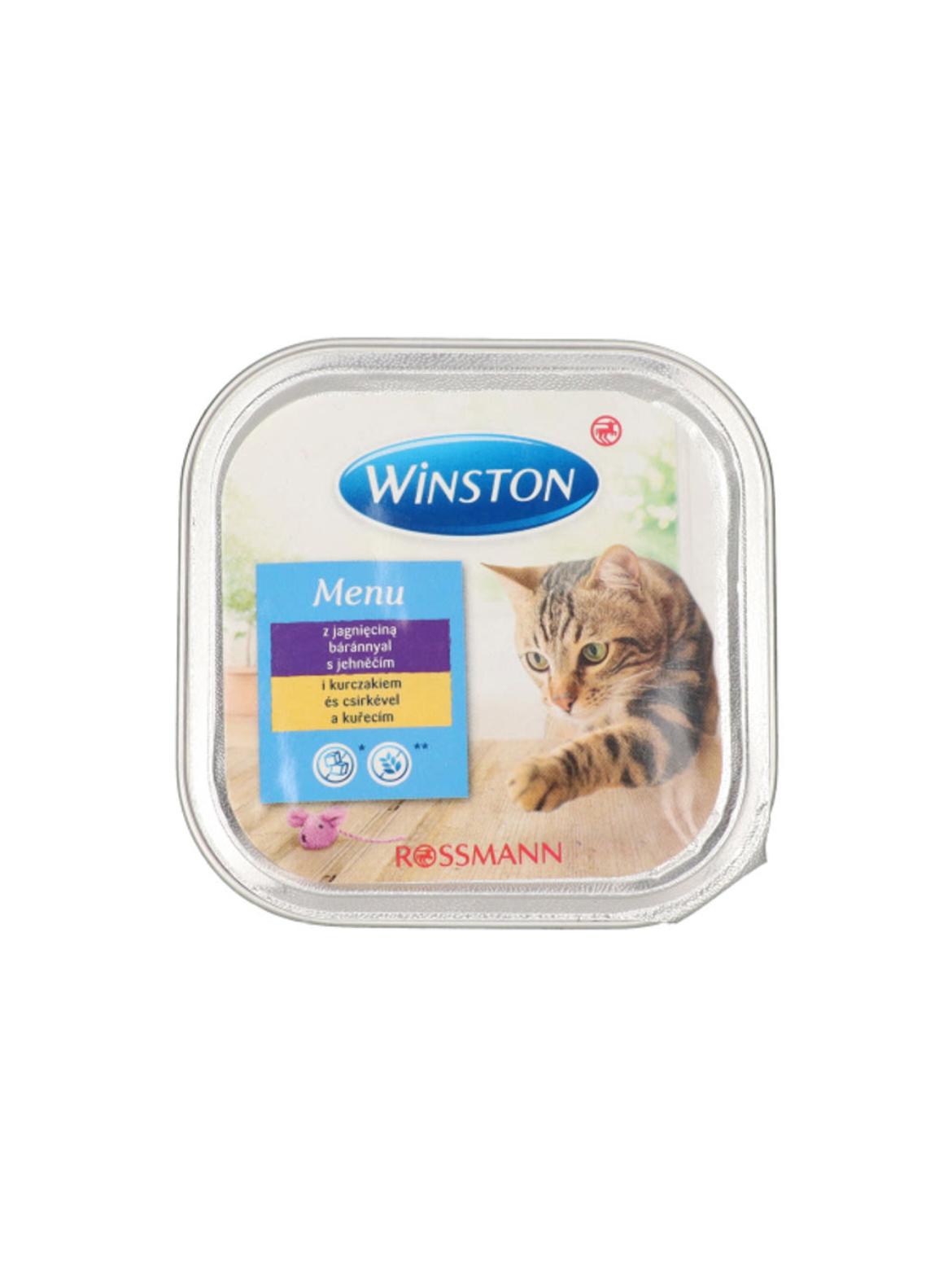 Winston Ínyenc Menü alutál macskáknak, bárány és csirkehússal
