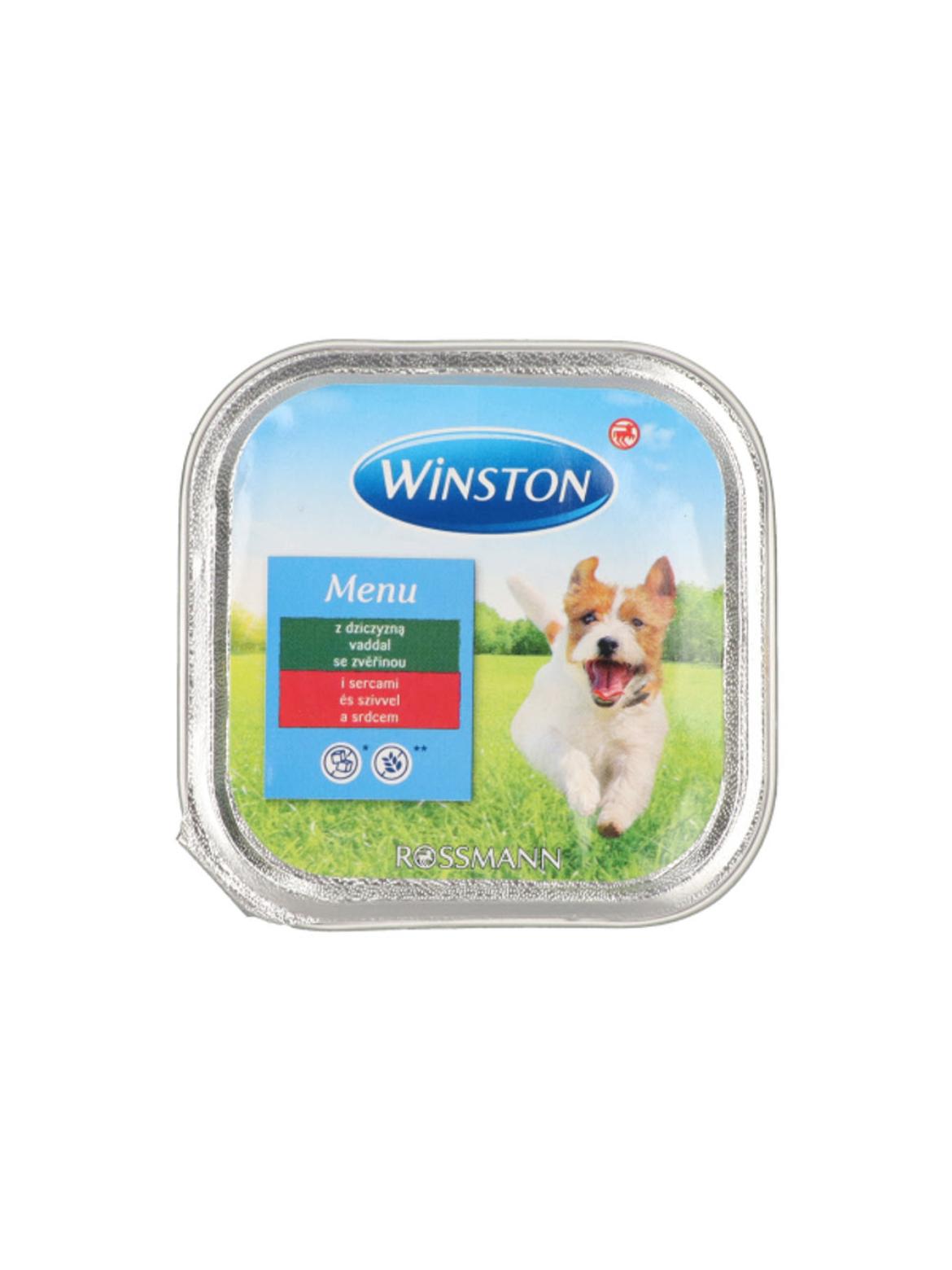 Winston Ínyenc Menü alutasak kutyáknak, vadhús és szív