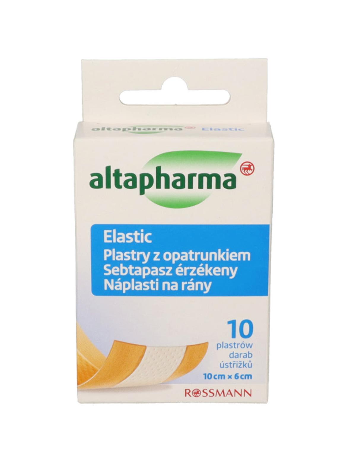 Altapharma Elastic sebtapasz szélessége: 10 cm hosszúsága: 6 cm